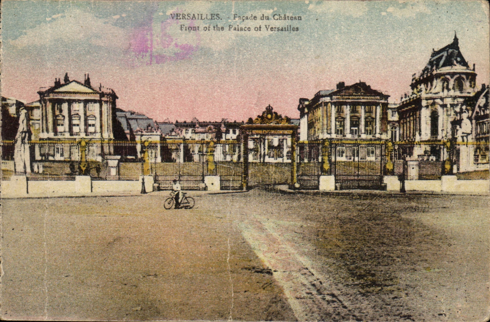 CPA Versailles Facade du Chateau 