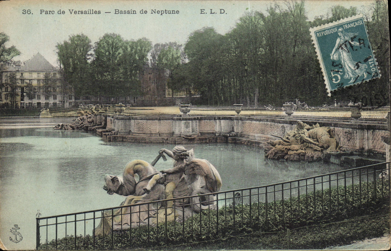CPA Parc de Versailles Bassin de Neptune 