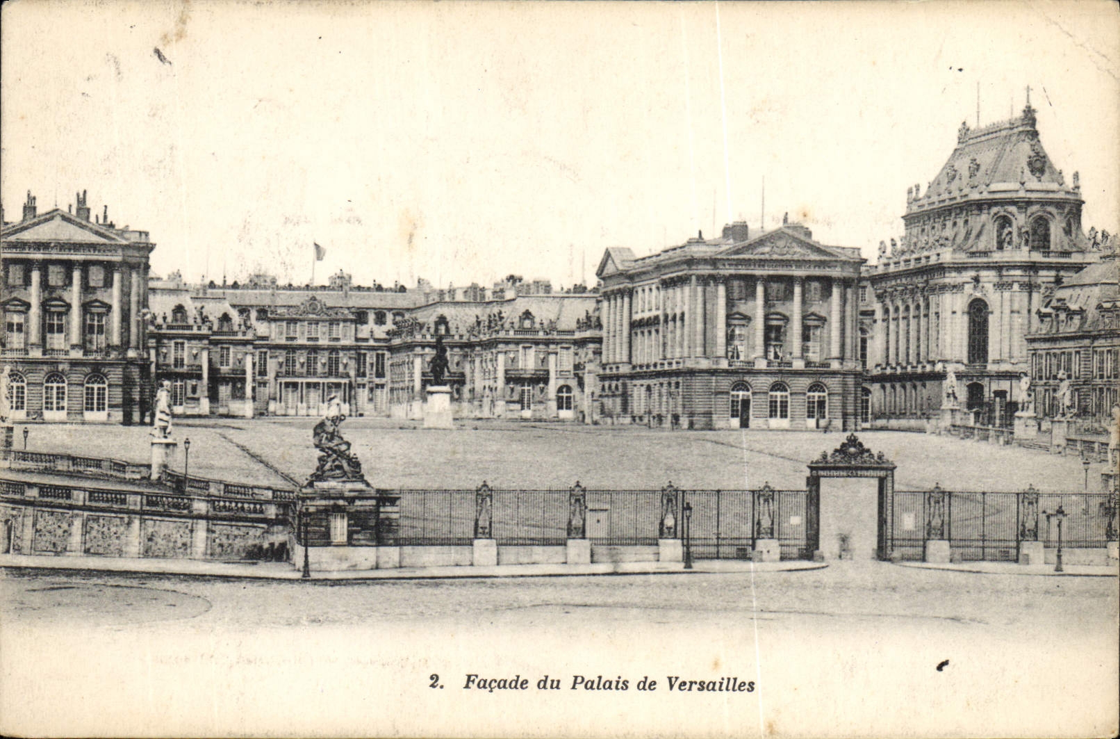 CPA Facade du Palais de Versailles 