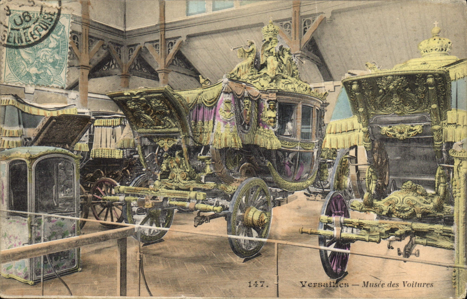 CPA Versailles Musee des Voitures 