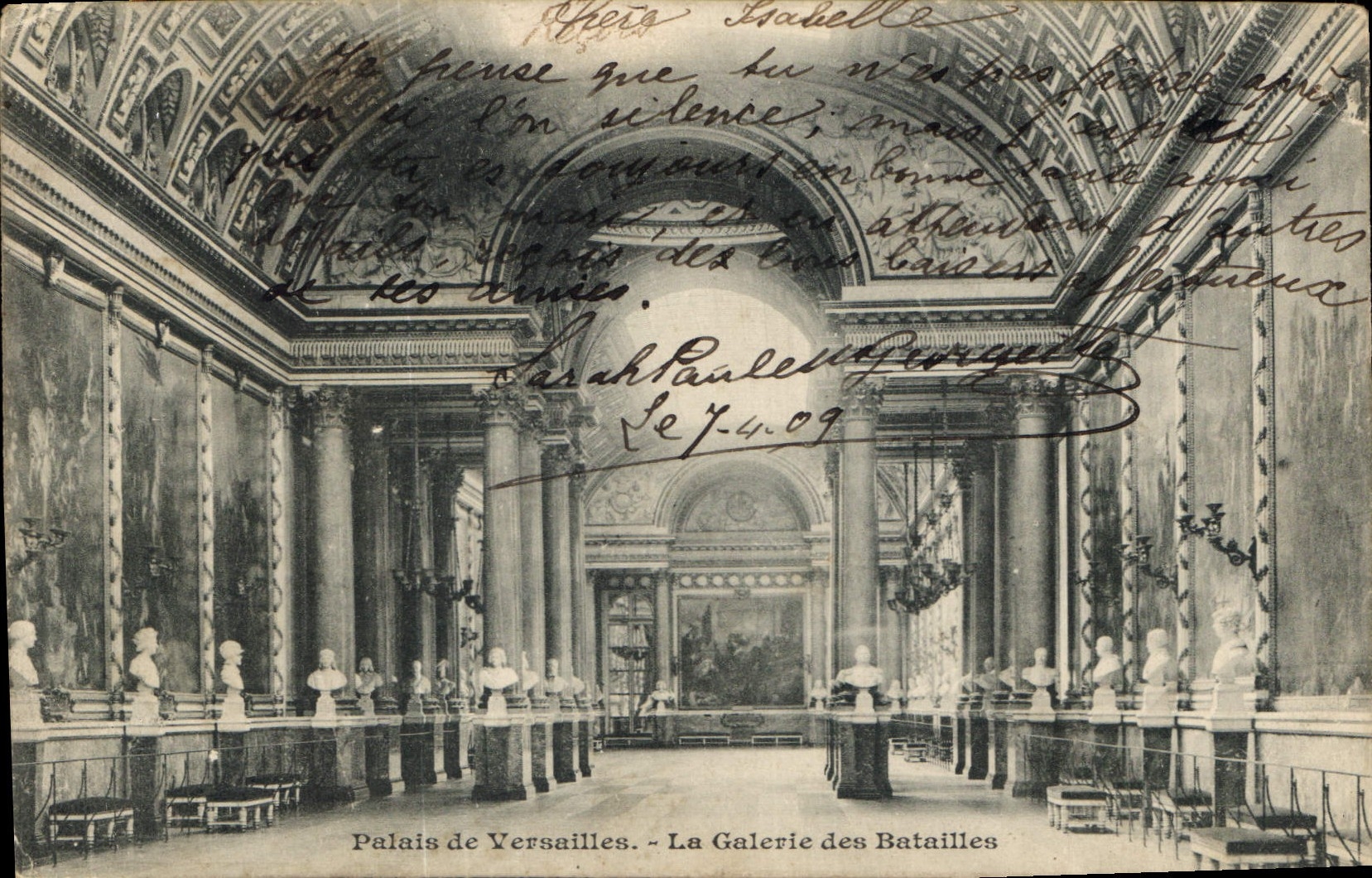 CPA Palais de Versailles La Galerie des Batailles