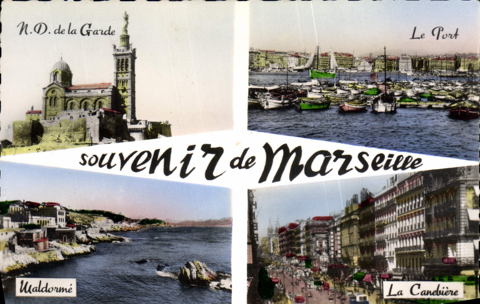 CPA Souvenir de Marseille 