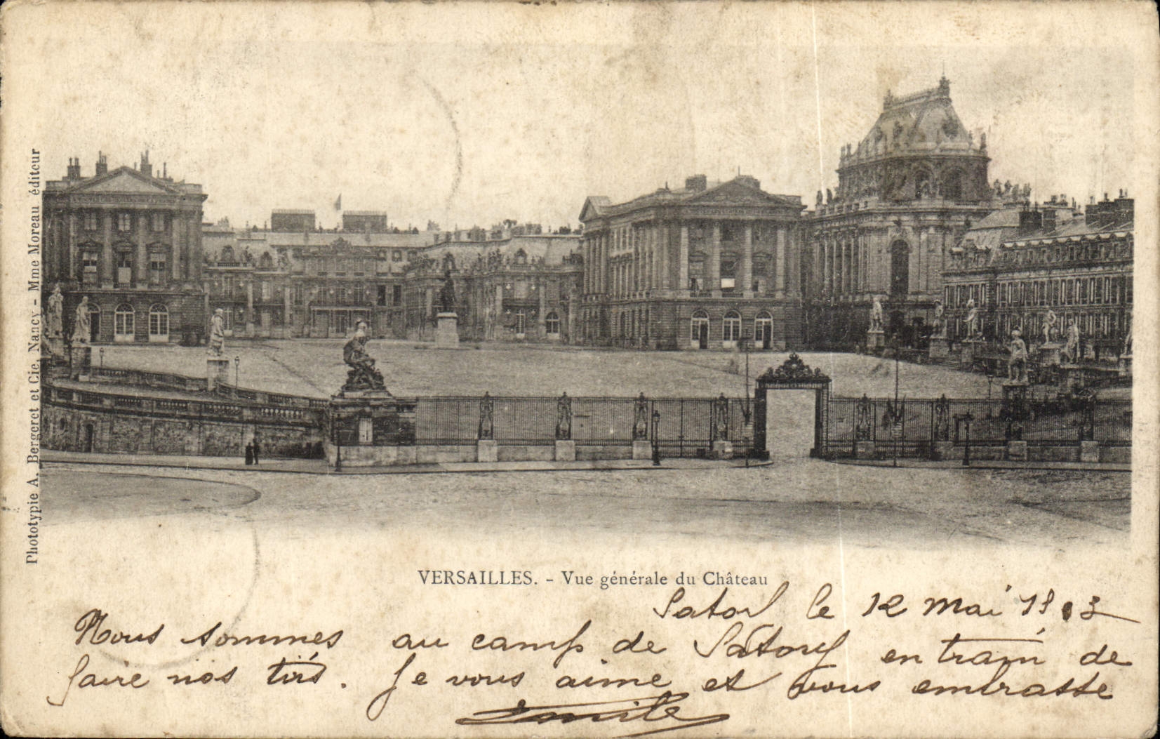 CPA Versailles Vue generale du Chateau