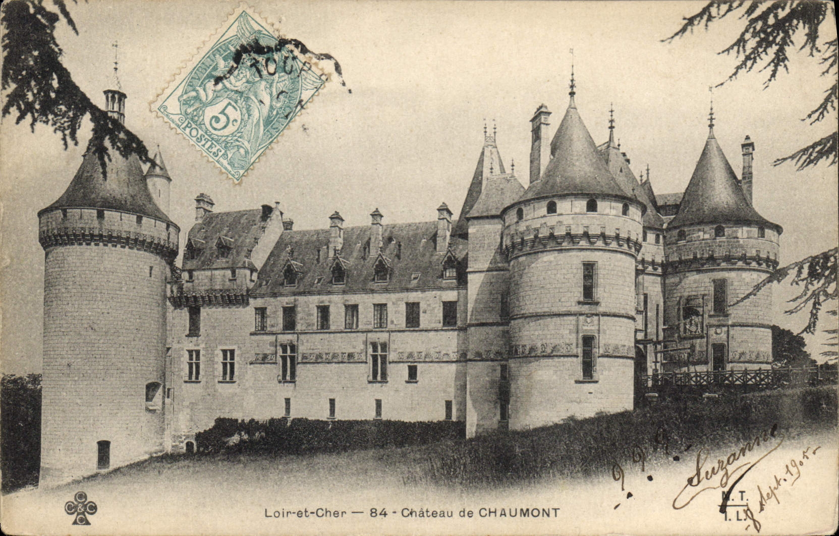 CPA Loir et Cher Chateau de Chaumont 