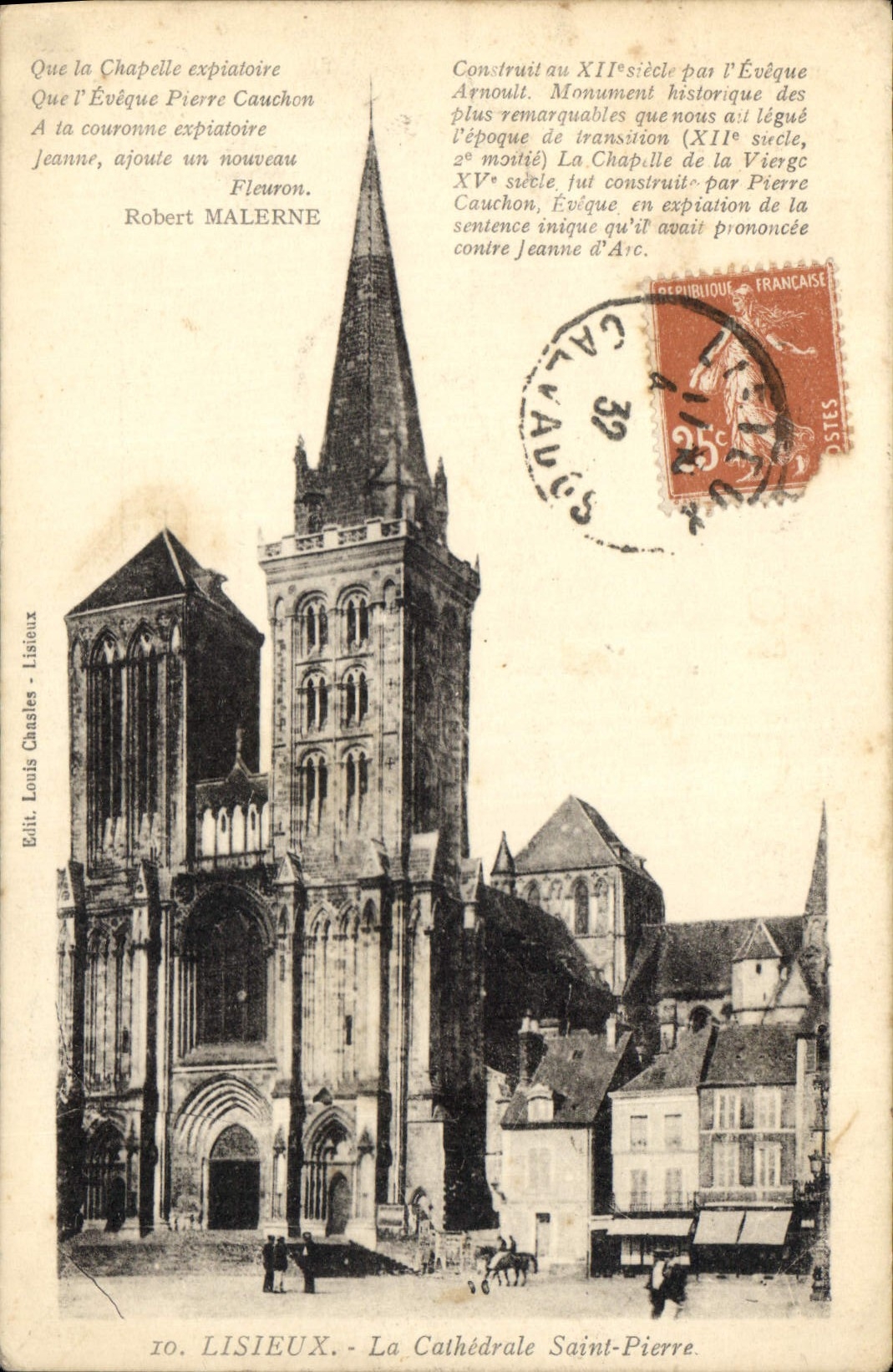 CPA Lisieux La Cathedrale Saint Pierre 