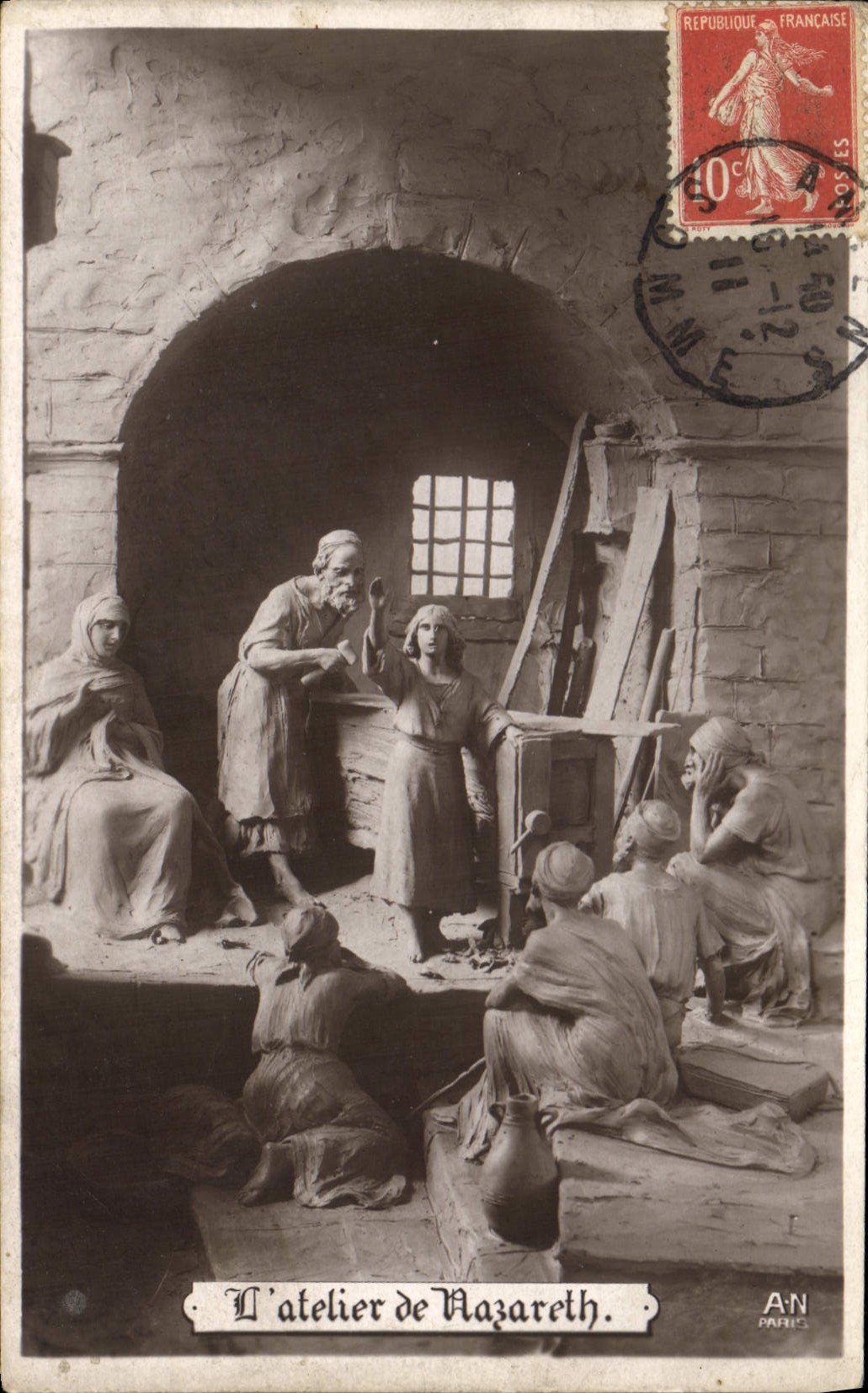 CPA L'atelier de Nazareth 