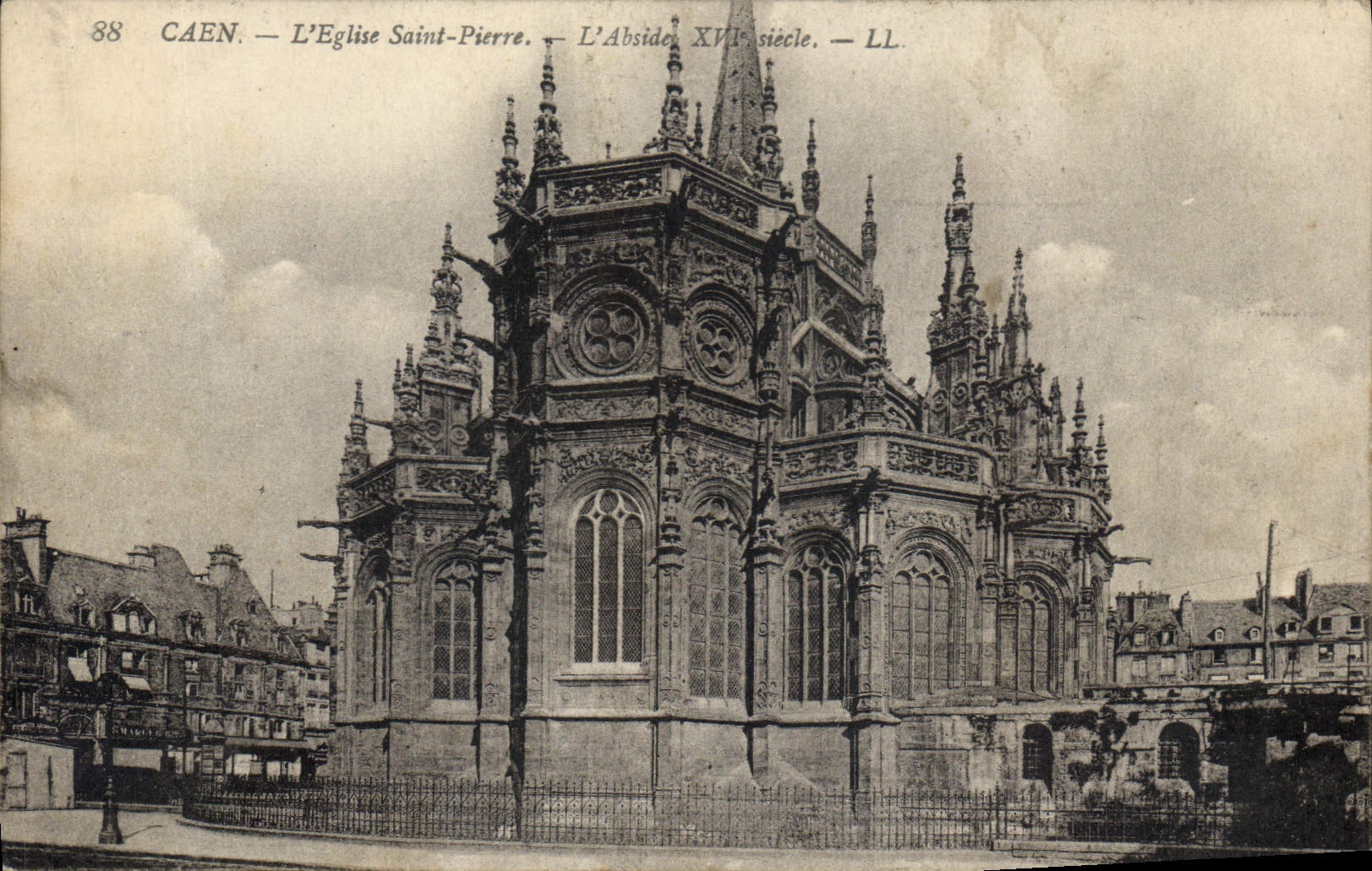 CPA Caen L'Eglise Saint Pierre L'Abside XVI siecle 