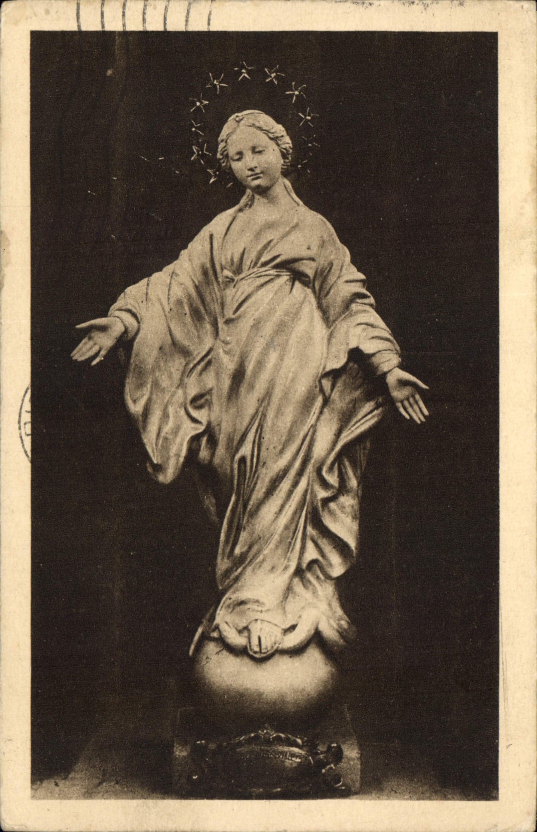 CPA La Statue miraculeuse de la Vierge du Sourire