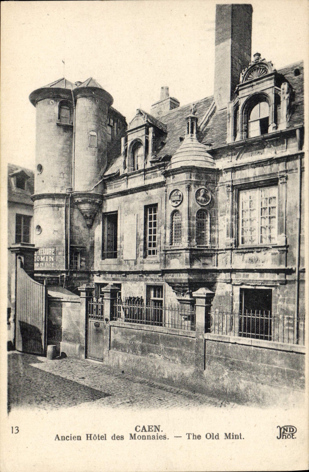 CPA Caen Ancien Hotel des Monnaies 