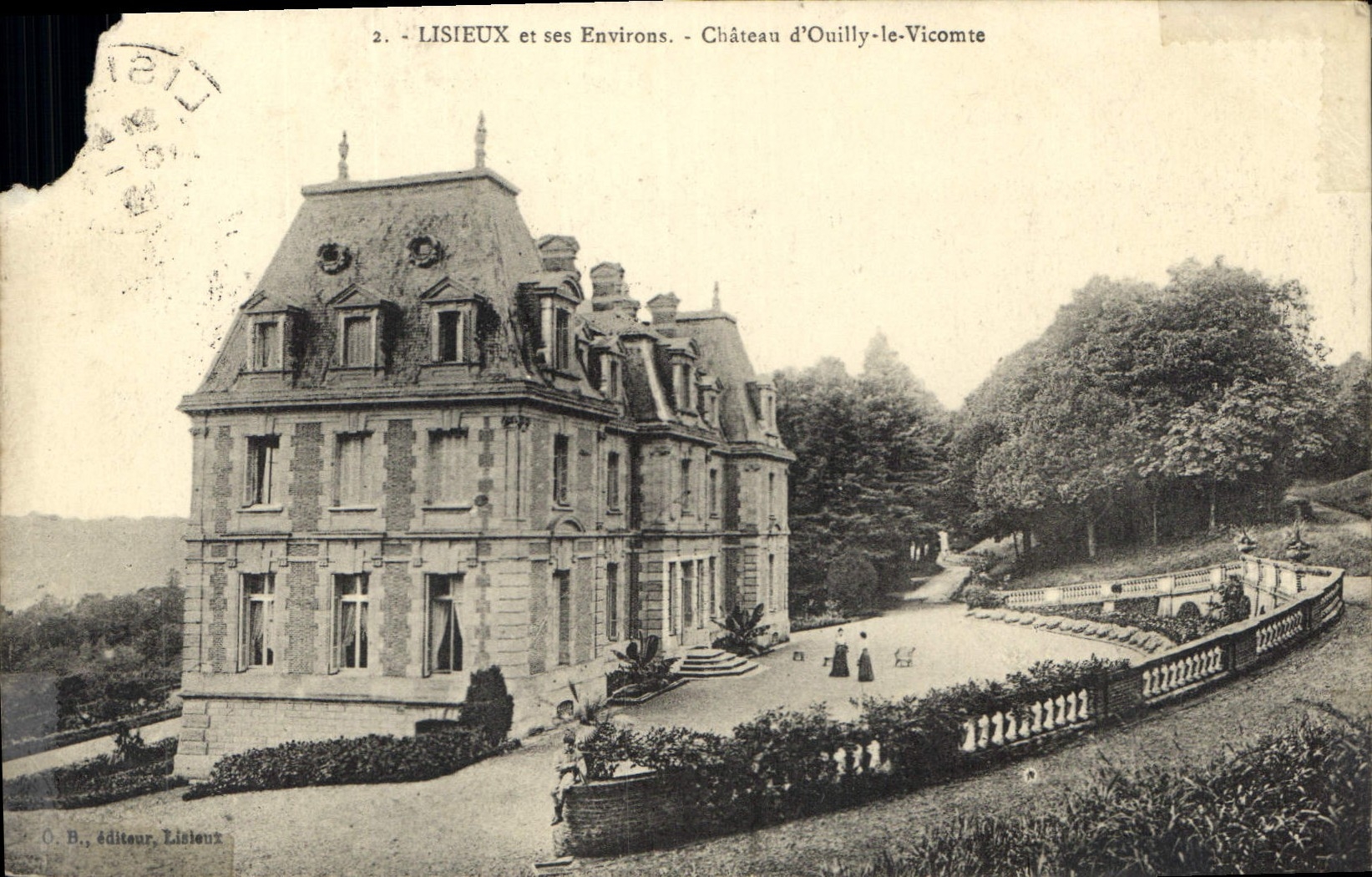 CPA Lisieux et ses Environs Chateau d'Ouilly le Vicomte