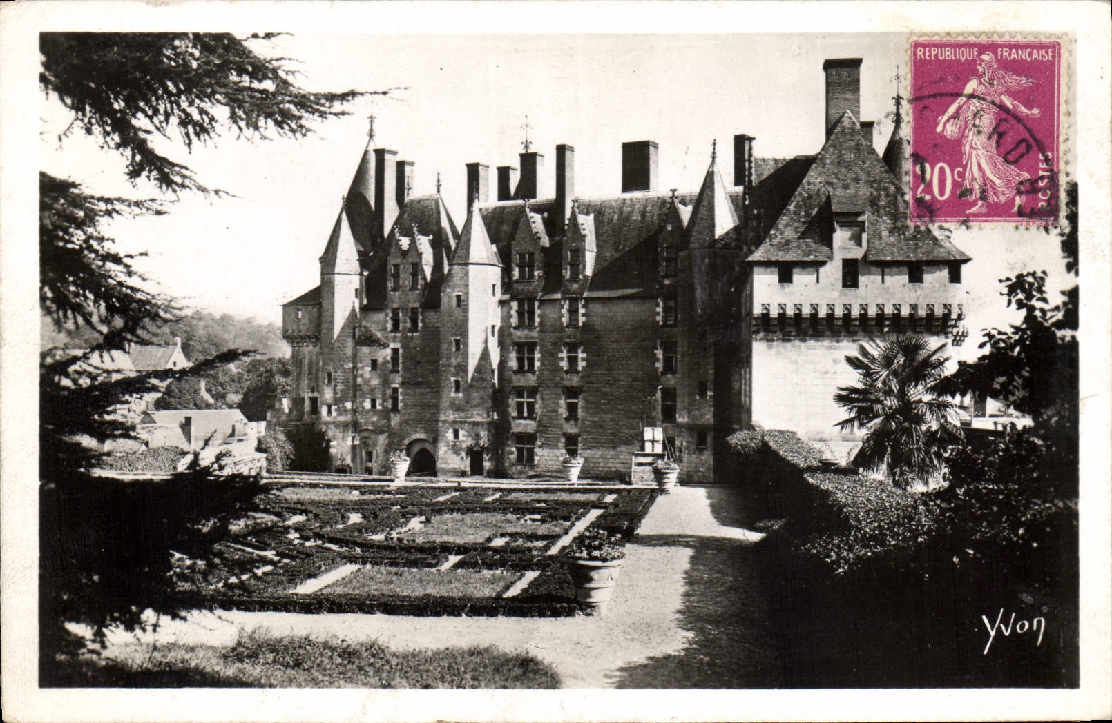 CPA La Douce France Chateaux de la Loire Chateau de Langeais 