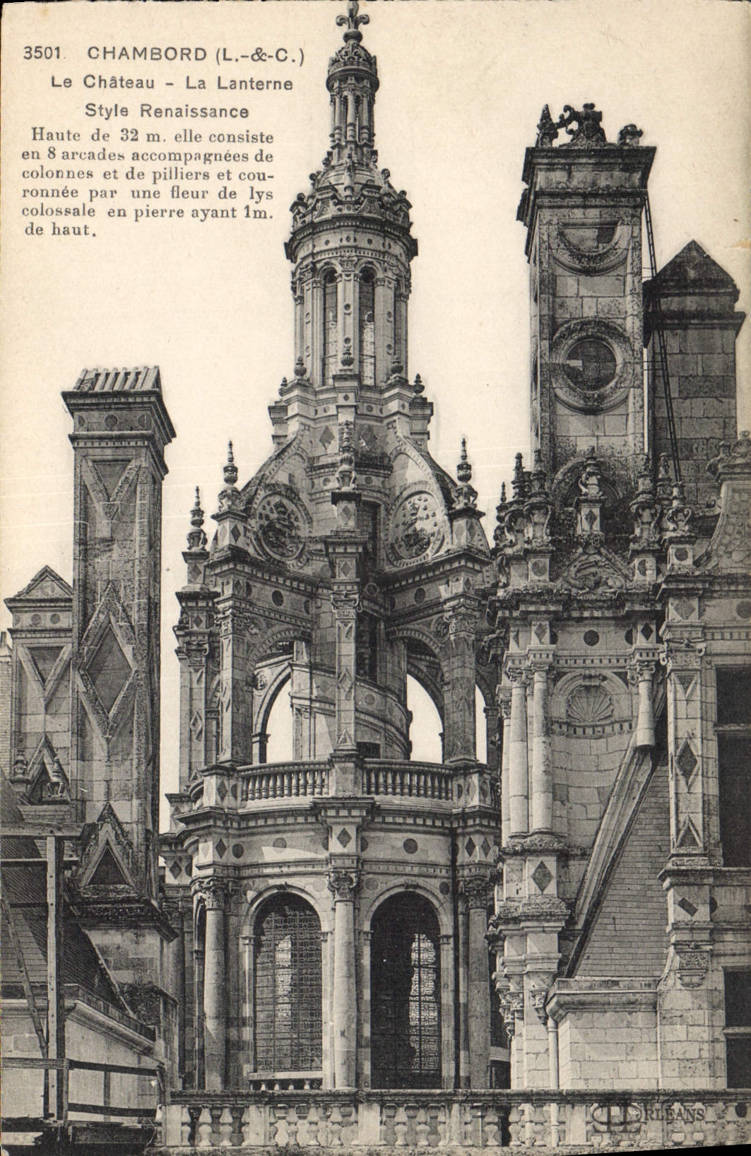 CPA Chambord L & C Le Chateau La Lanterne Style Renaissance