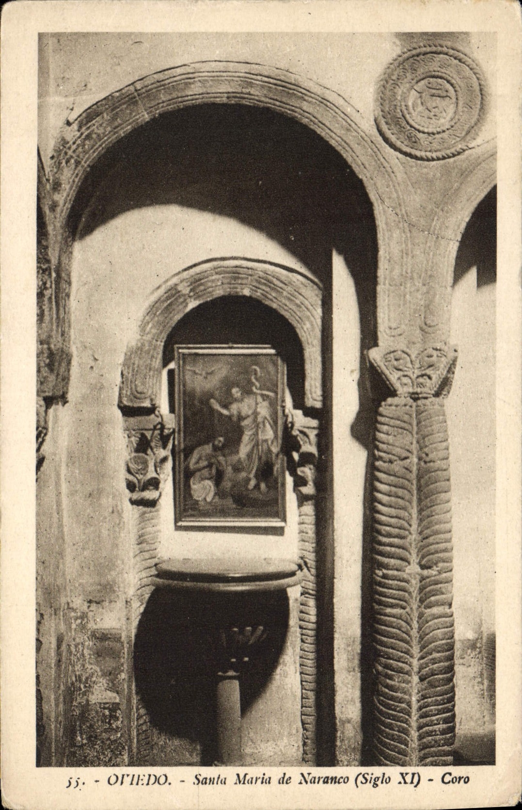 CPA Oviedo Santa Maria de Naranco Coro