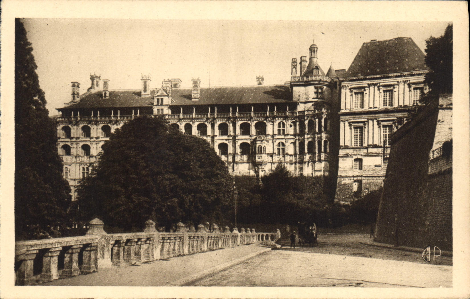 CPA Blois l et C Le Chateau Mon hist 