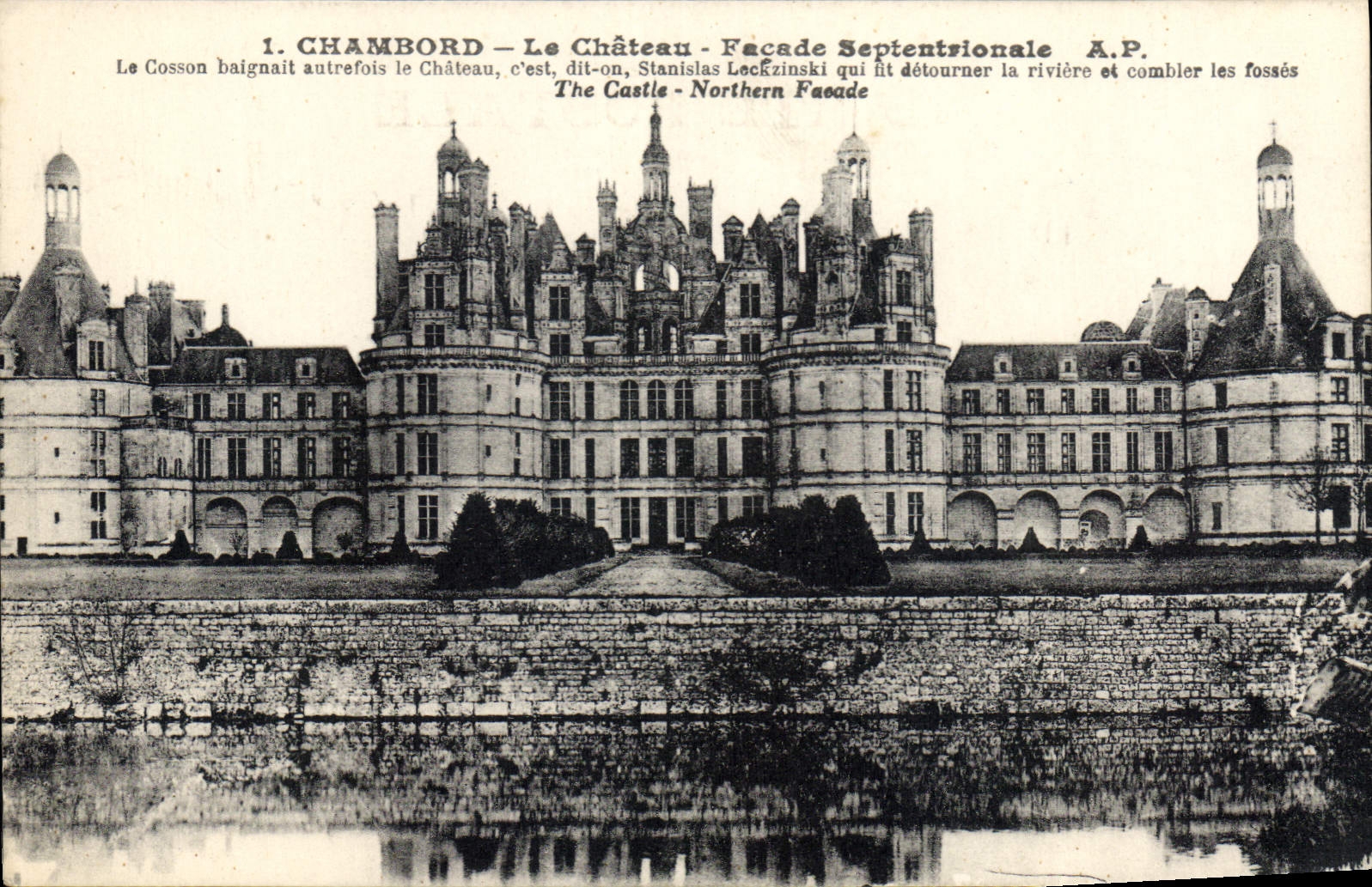 CPA Chambord le Chateau Facade Septentrionale 