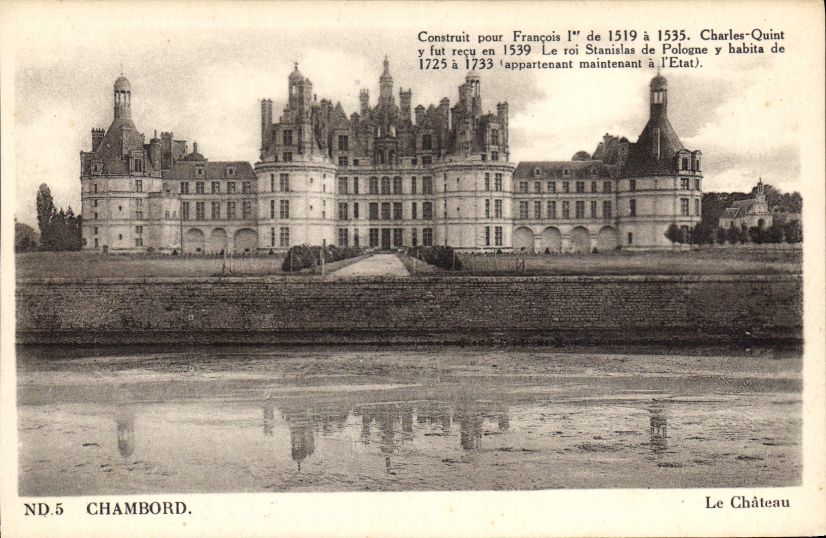 CPA Chambord le chateau 