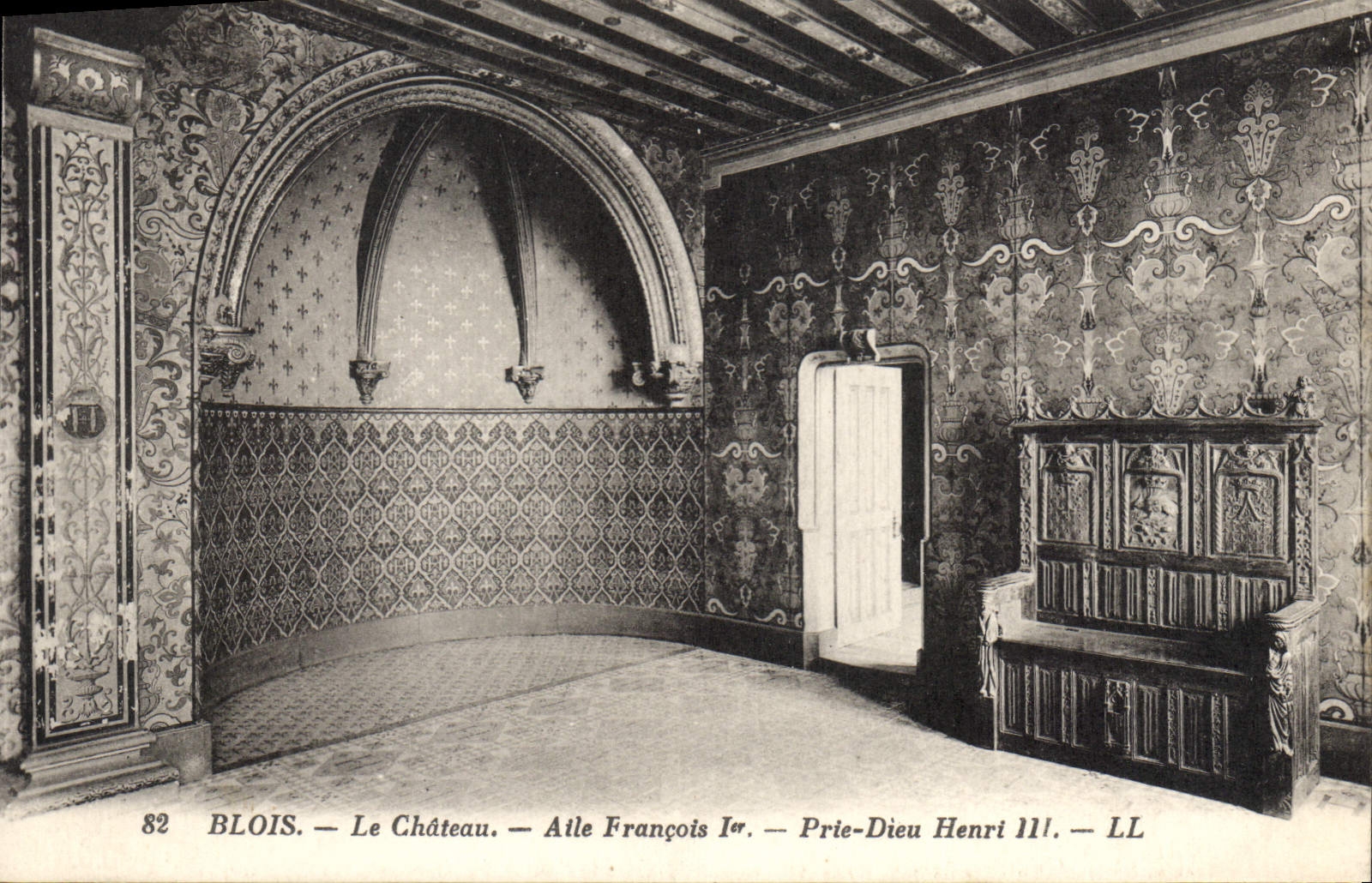 CPA Blois le Chateau Aile Francois I Prie Dieu Henri III 