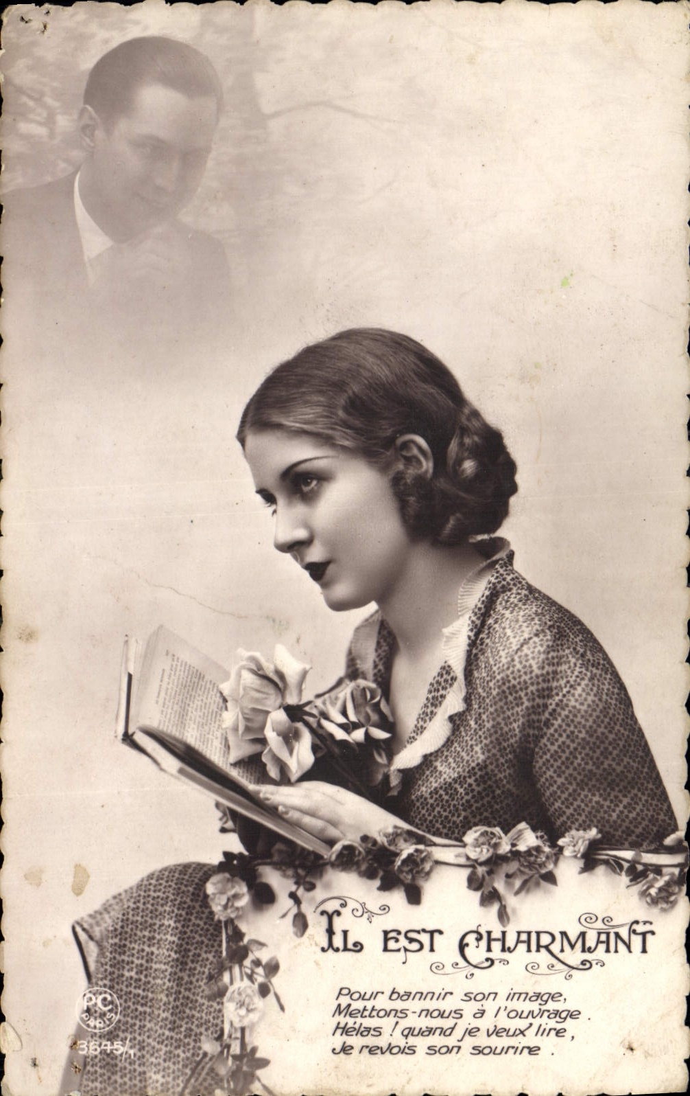 CPA El est charmant Femme