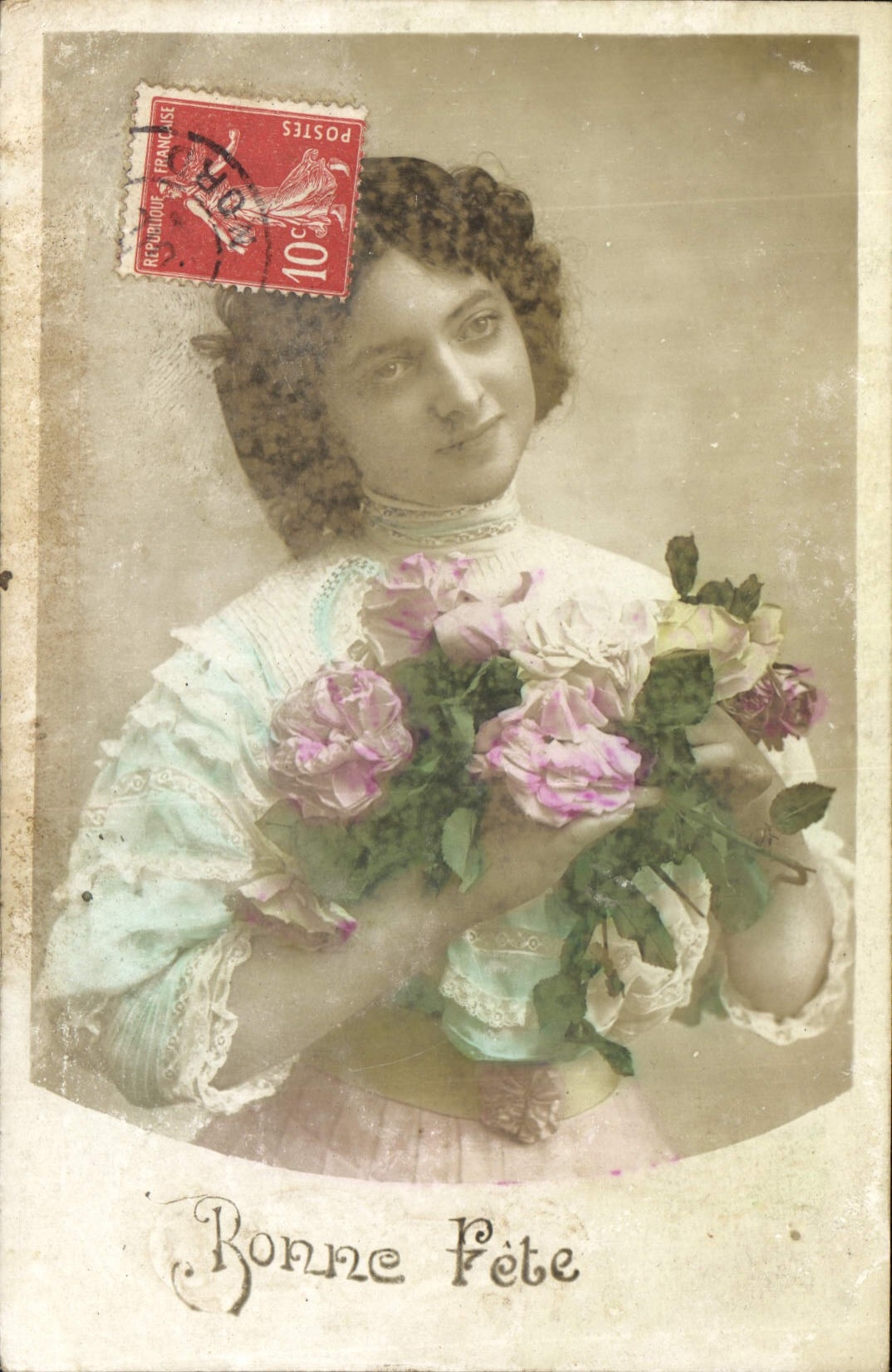 CPA Bonne Fete Femme