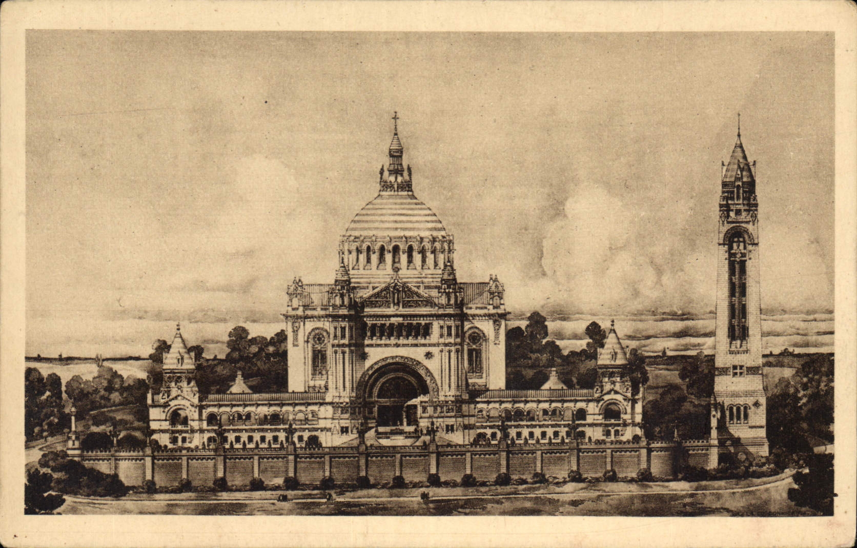 CPA La Basilique de Lisieux 