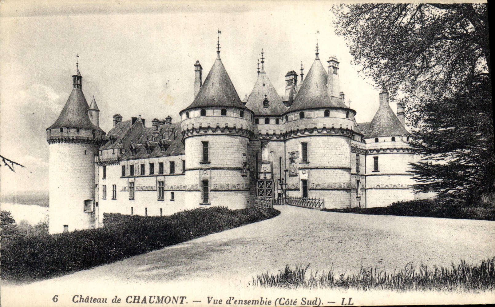 CPA Chateau de Chaumont Vue d'ensemble Cote Sud