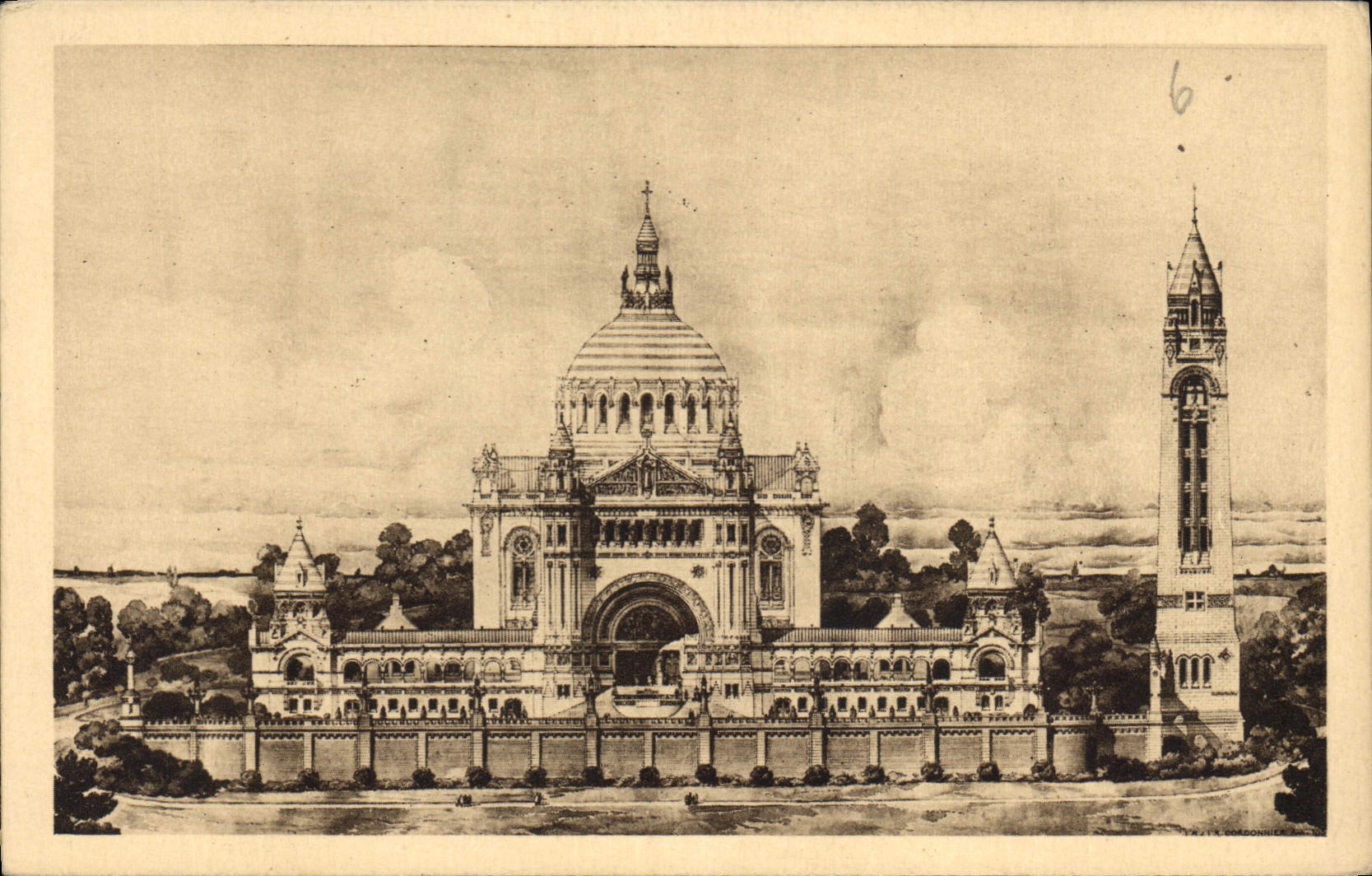 CPA La Basilique de Lisieux Vue Generale 