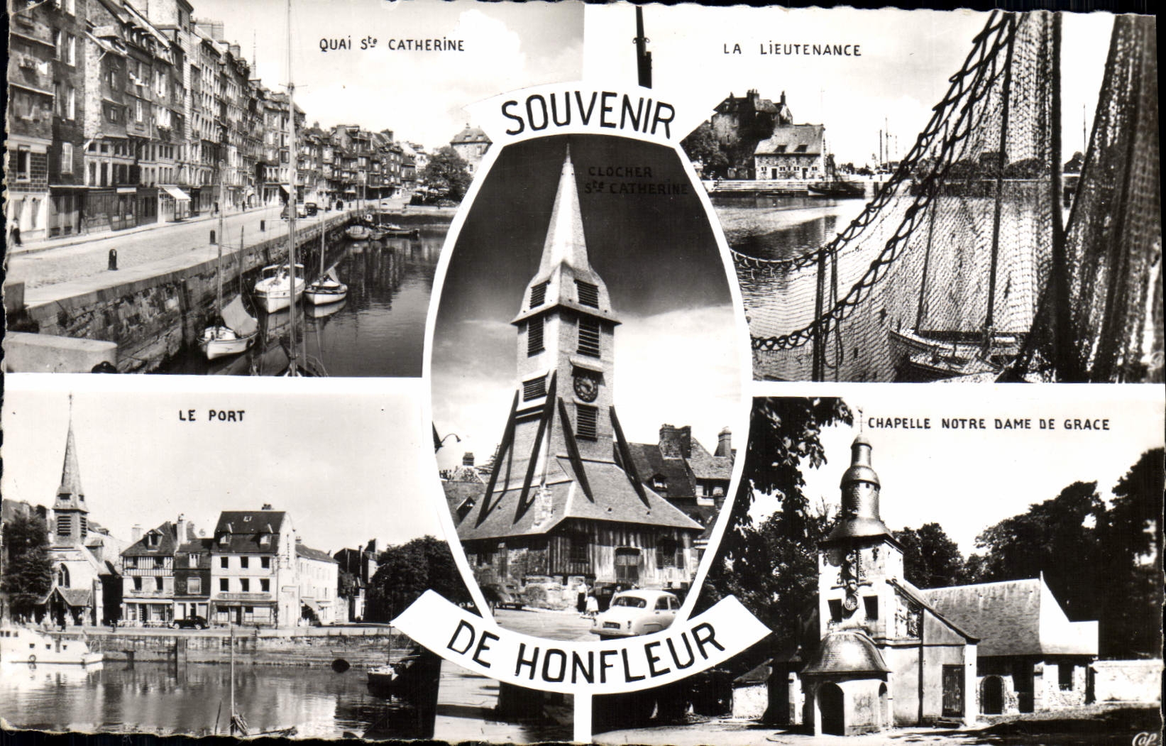 CPA Souvenir de Honfleur 