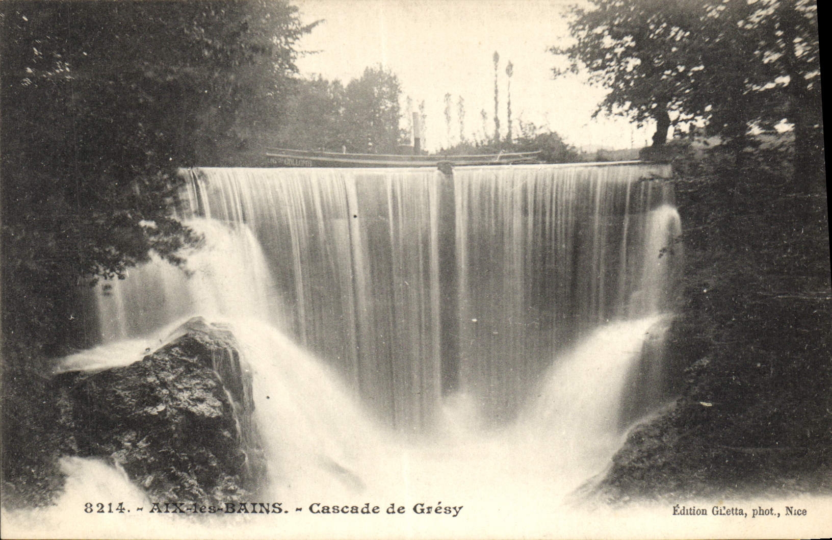 CPA Aix les Bains Cascade de Gresy 