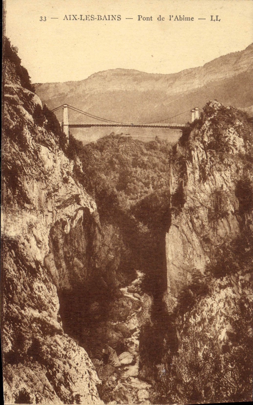 CPA Aix les Bains Pont de l'Abime 