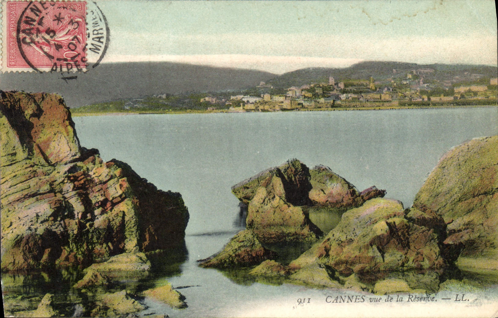 CPA Cannes vue de la Reserve 