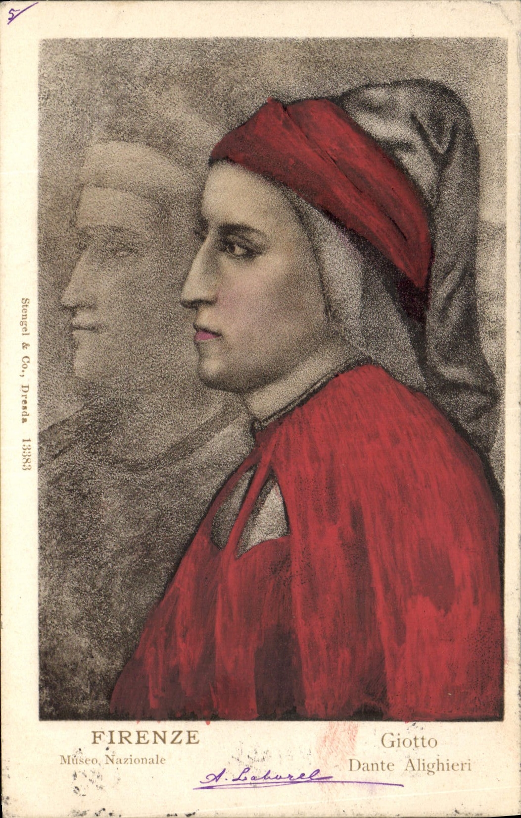 CPA Firenze Musee Nazionale Dante Alighieri