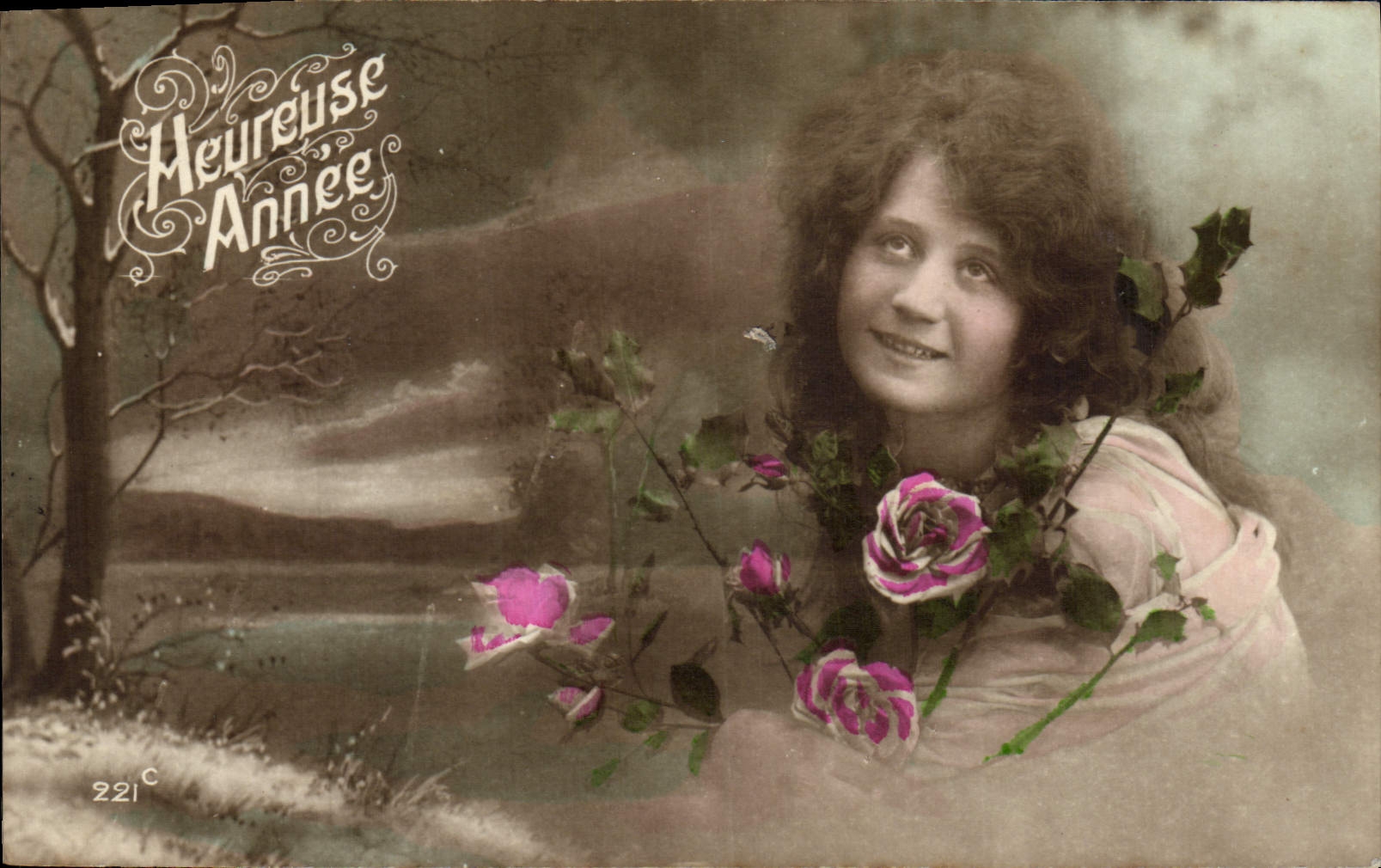 CPA Heureuse Annee Enfant