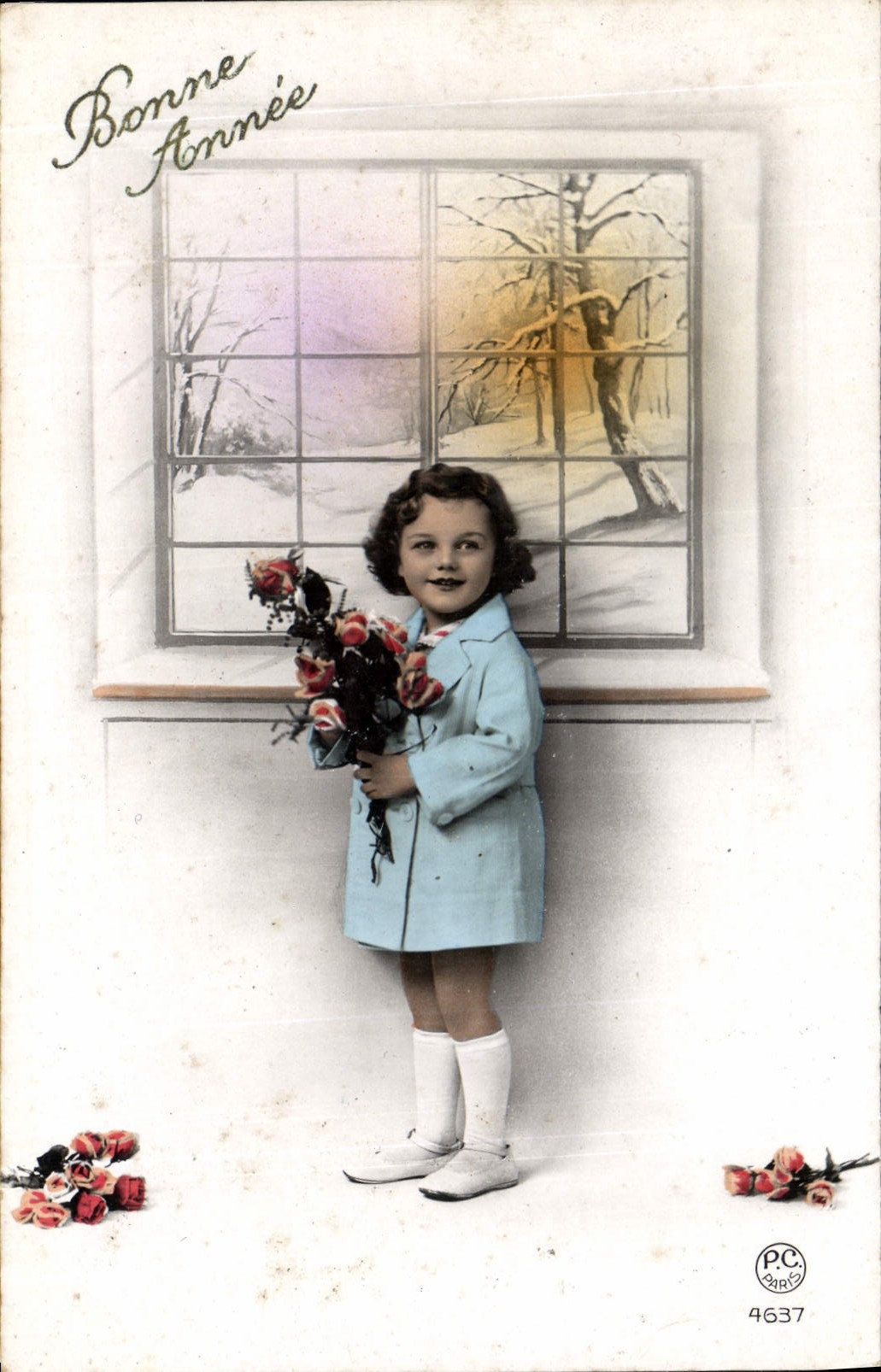 CPA Bonne Annee Enfant