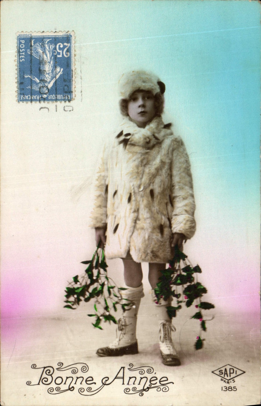 CPA Bonne Annee Enfant