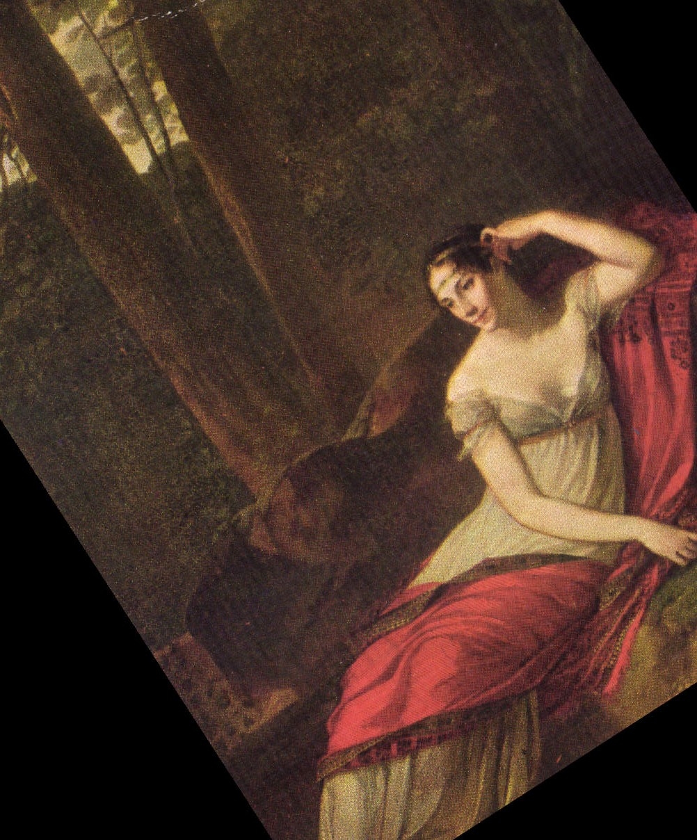 CPA Musee du Louvre Pierre Paul Prud'Hon Portrait de l'imperatrice Josephine