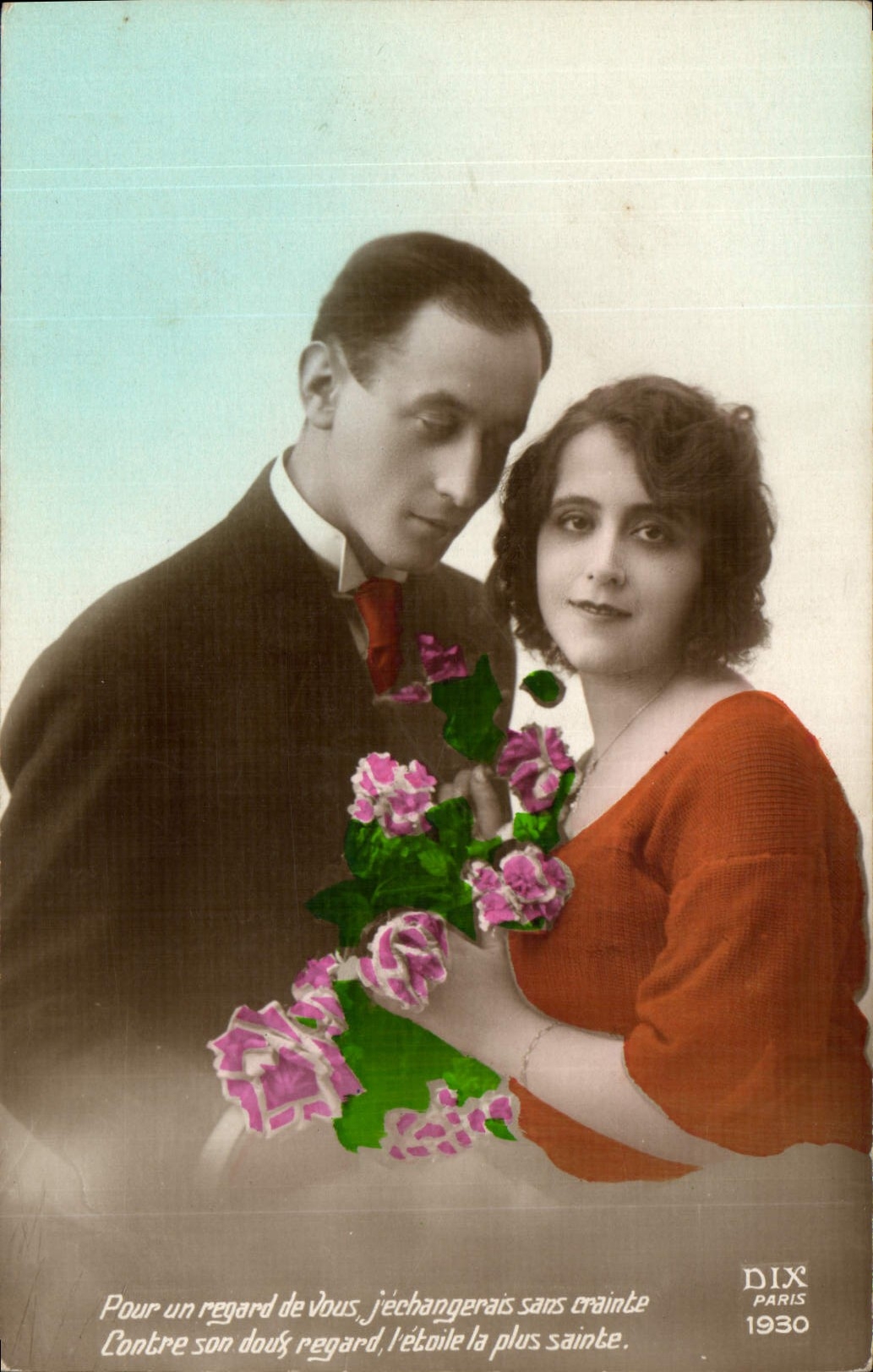 CPA Pour un regard de vous jechangerais sans erainte Femme