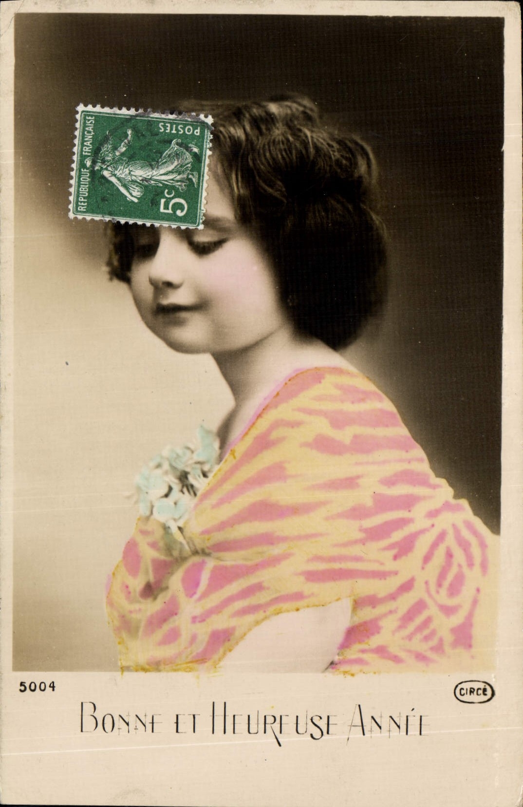 CPA Bonne et Heureuse Annee Enfant