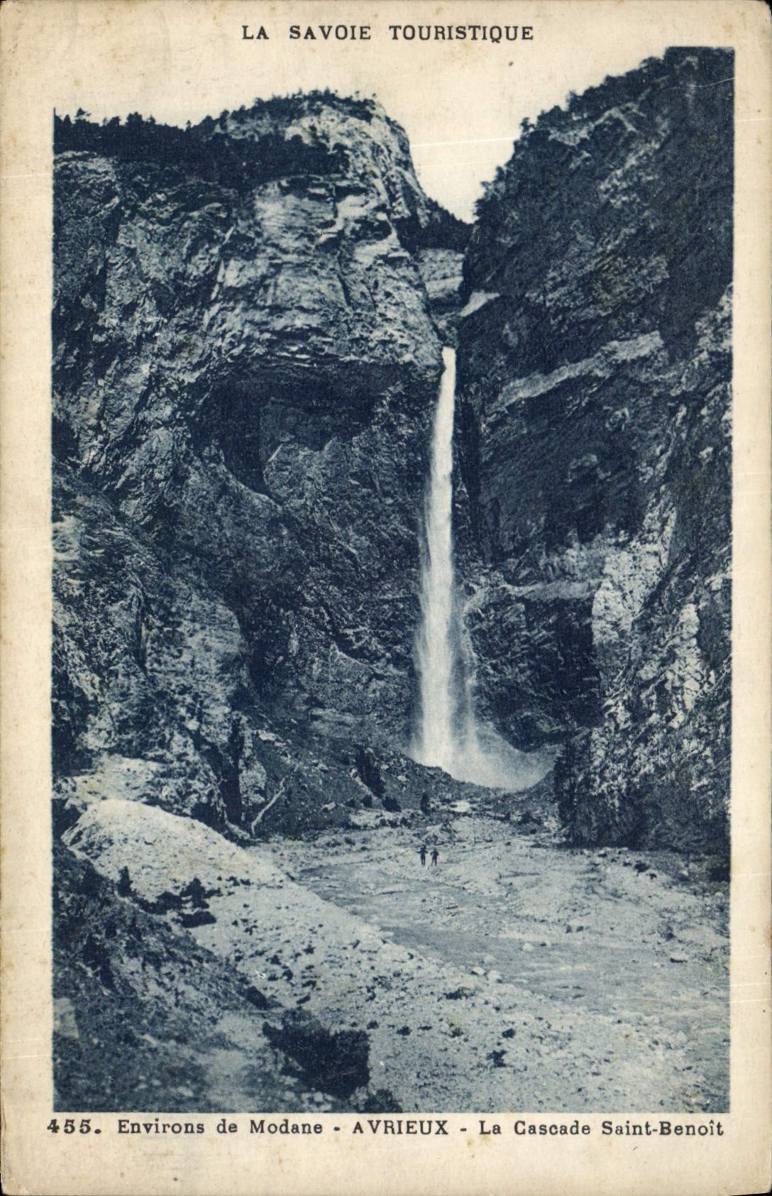CPA Environs de Modane Avrieux La Cascade Saint Benoit