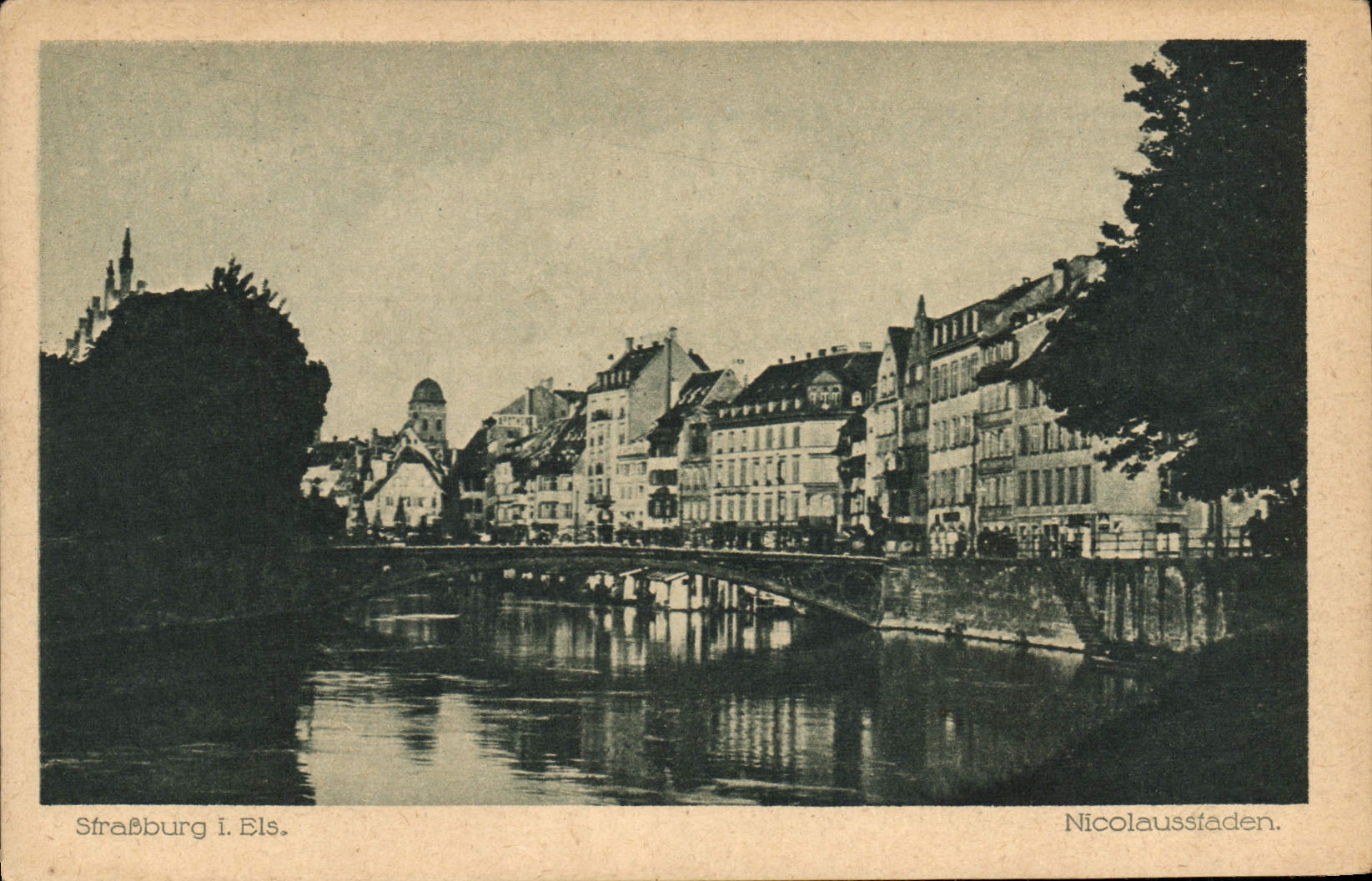 CPA Strasbourg Quai St Nicolas 