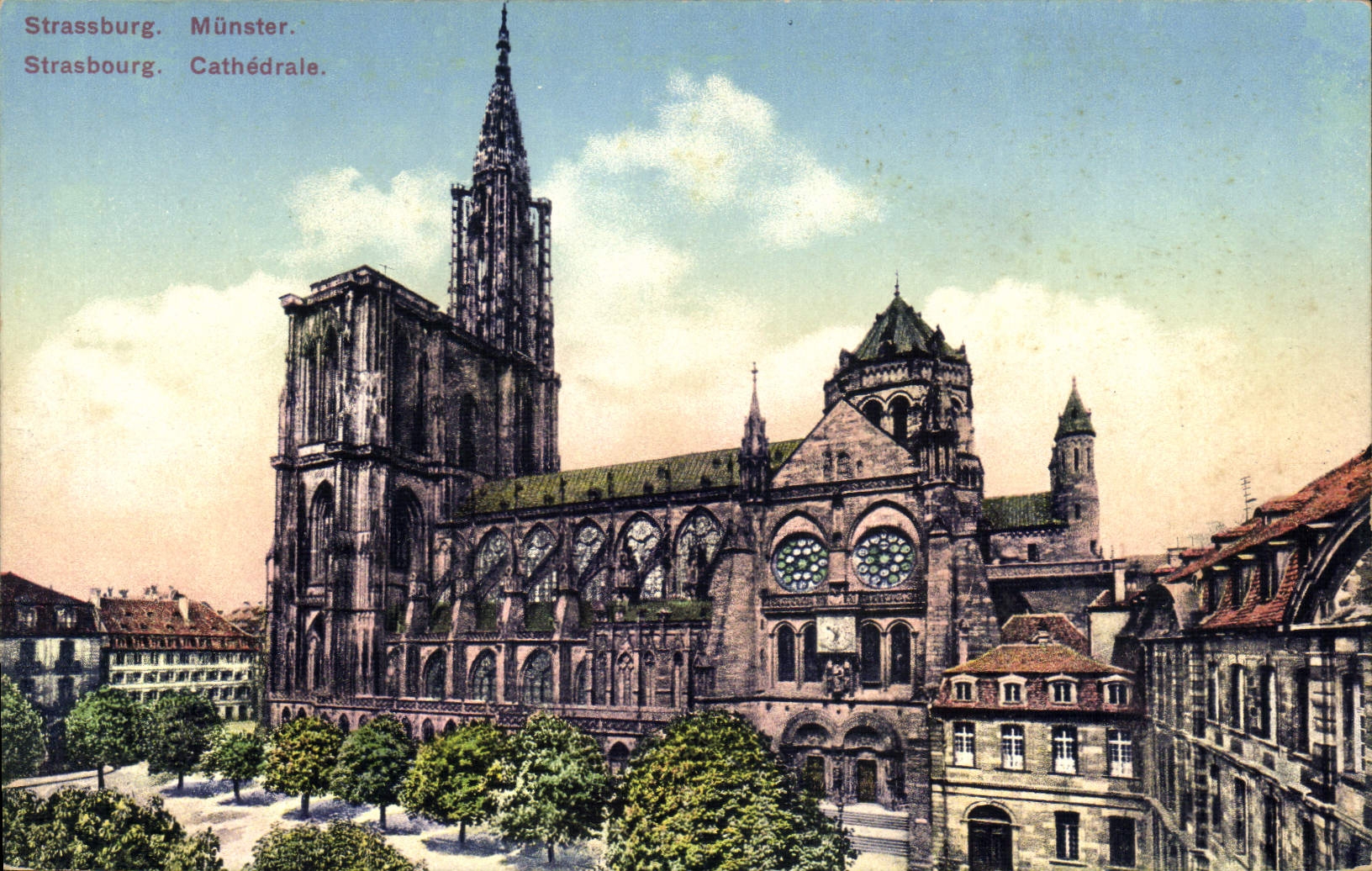 CPA Strasbourg Cathedrale 