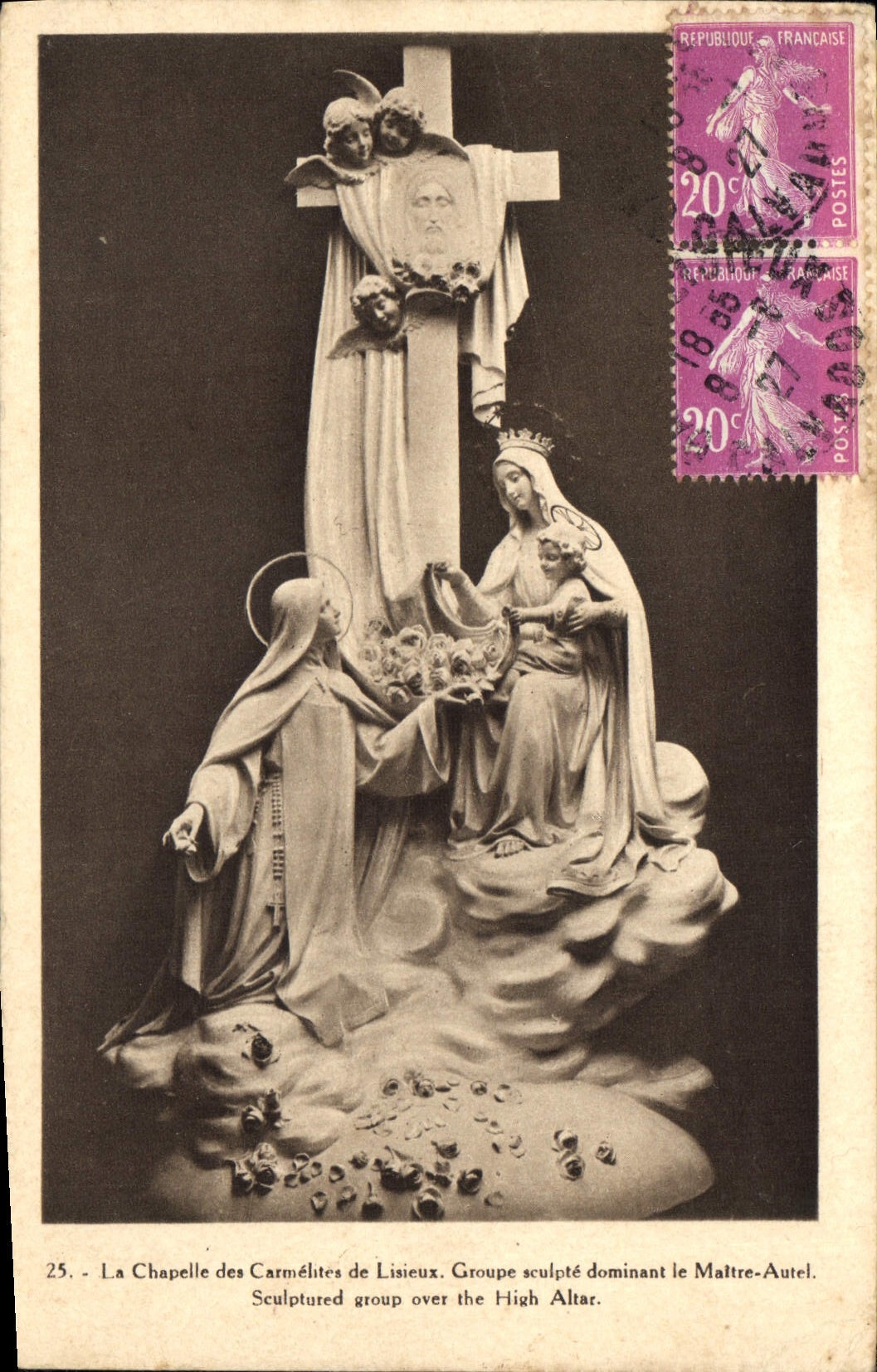 CPA La Chapelle des Carmelites de Lisieux 