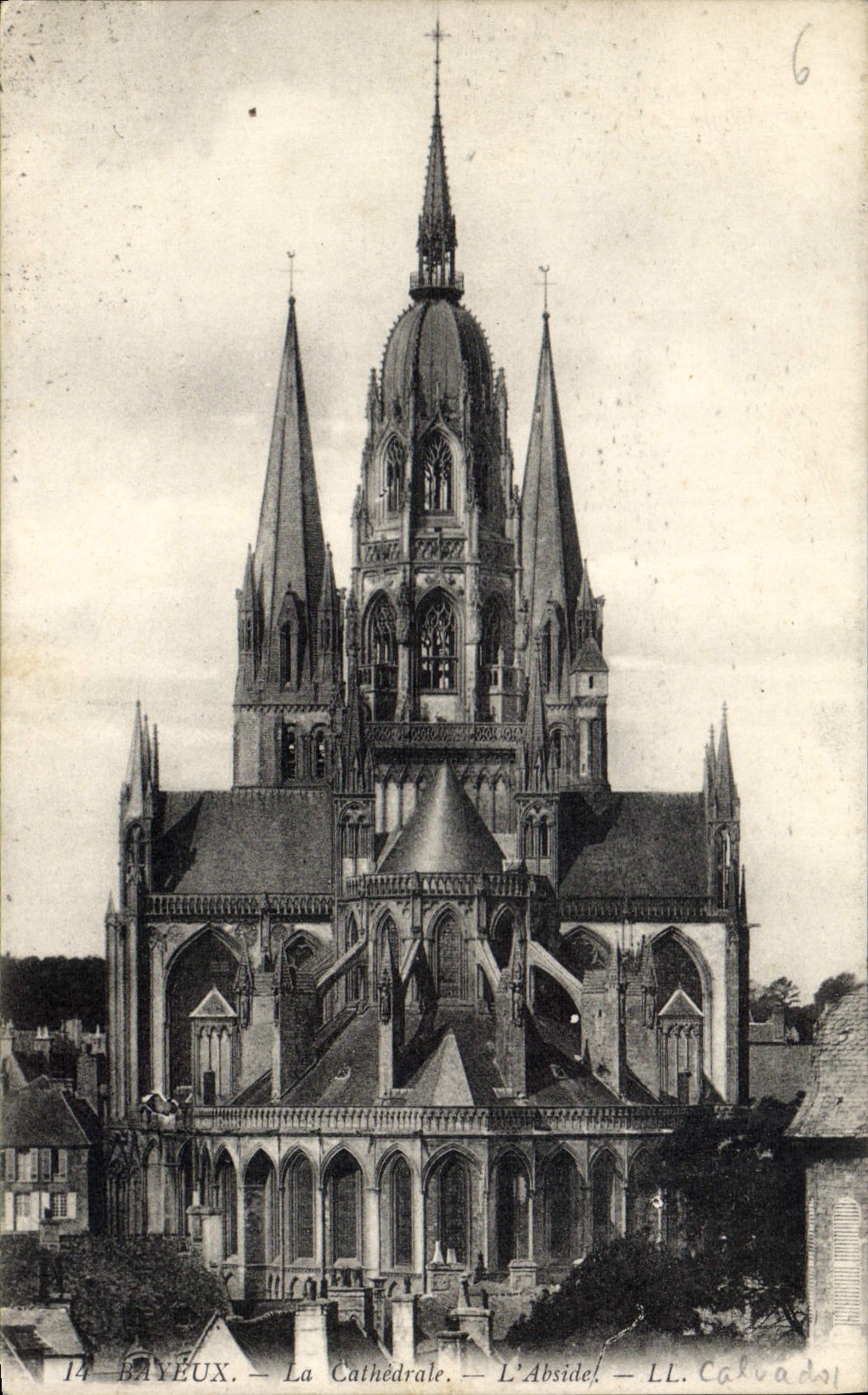 CPA Bayeux La Cathedrale L'Abside 