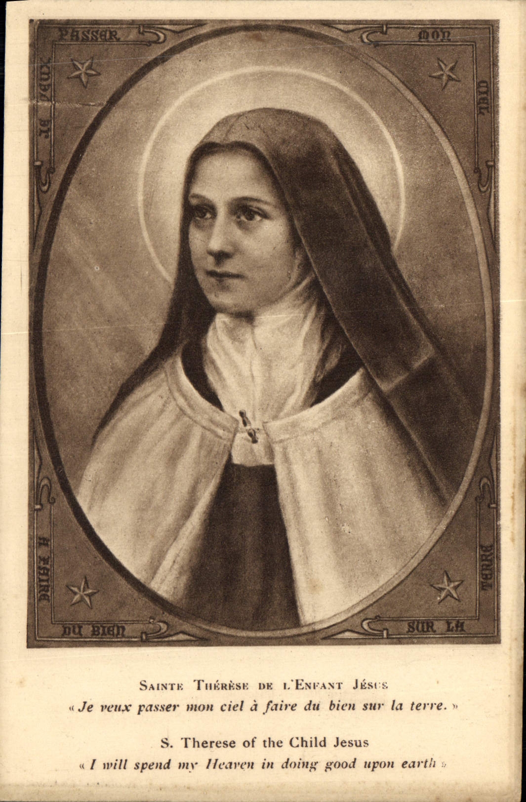 CPA Sainte Therese de l'Enfant Jesus 