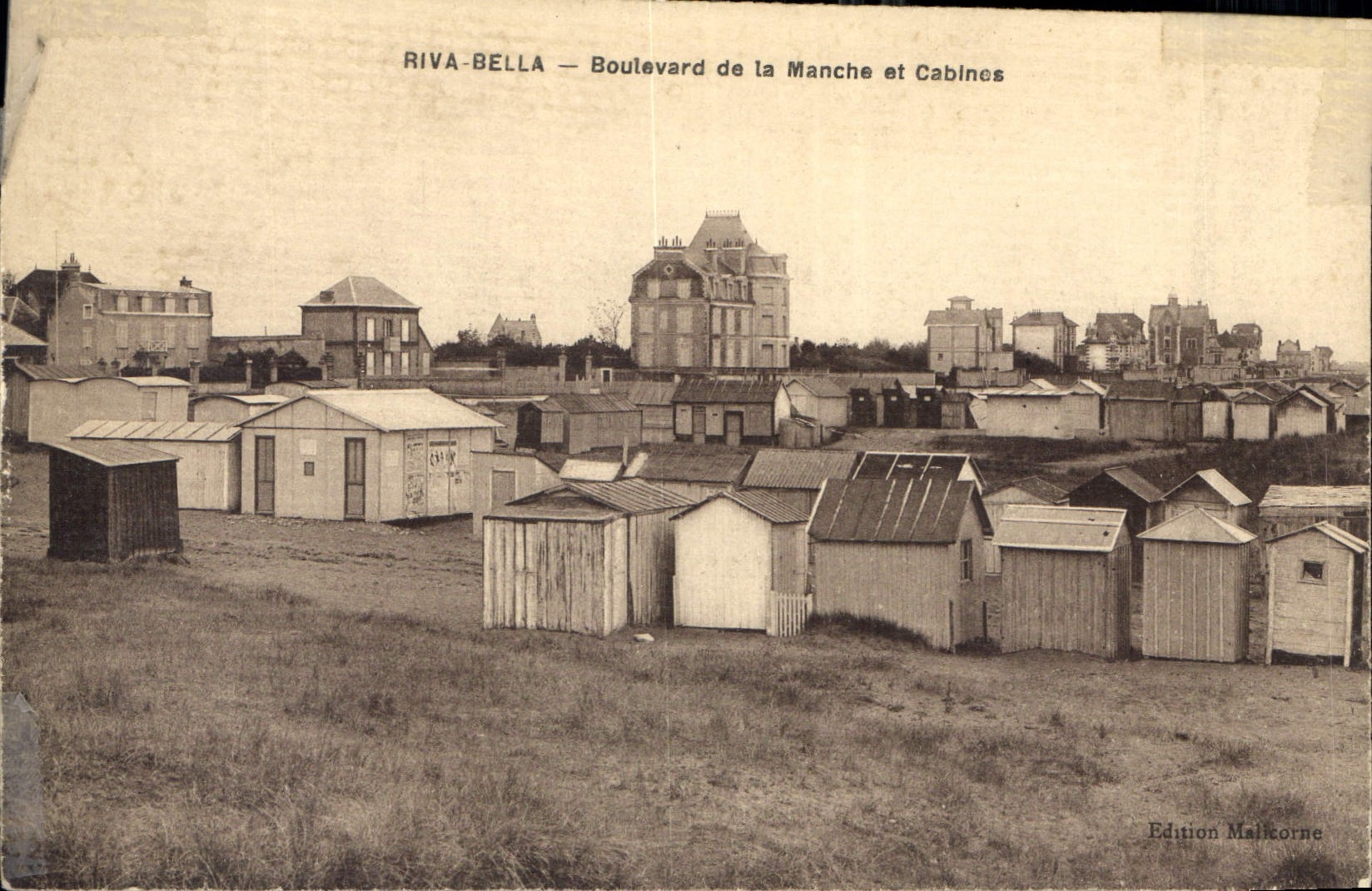 CPA Riva Bella Boulevard de la Manche et Cabines