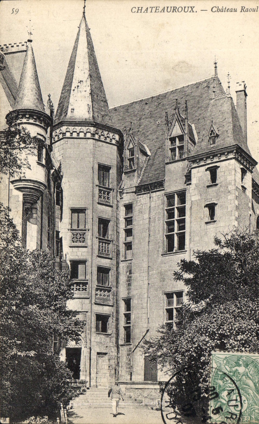 CPA Chateauroux Chateau Raoul 