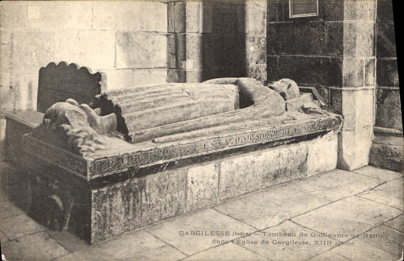 CPA Gargilesse Indre Tombeau de Guillaume 