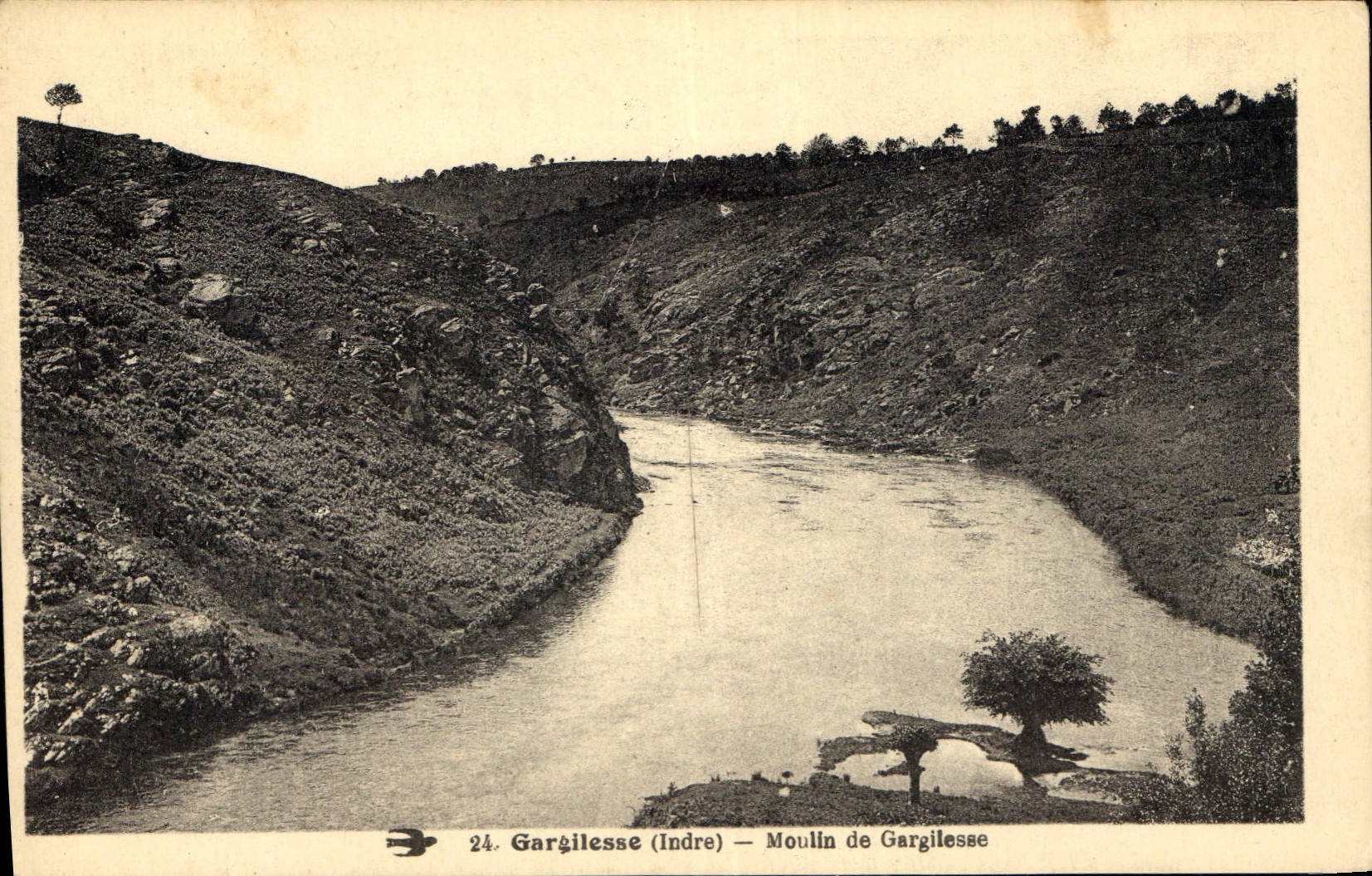 CPA Gargilesse Indre Moulin de Gargilesse 