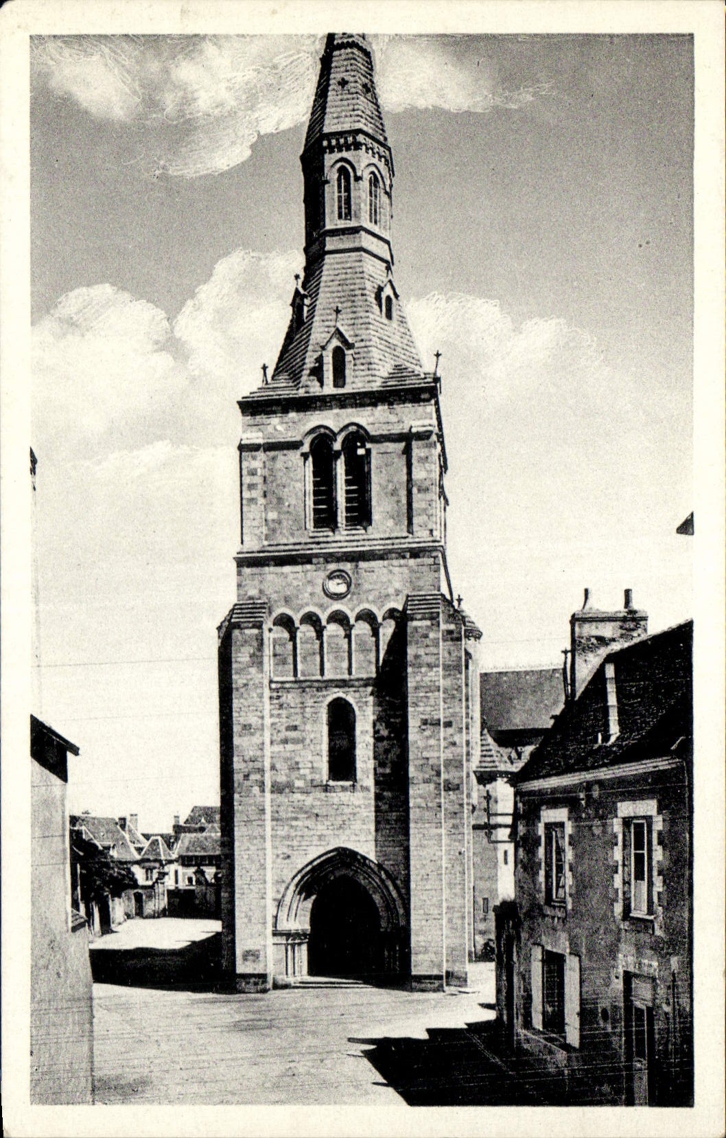 CPA La Vallee Noire Le Chatre L'Eglise