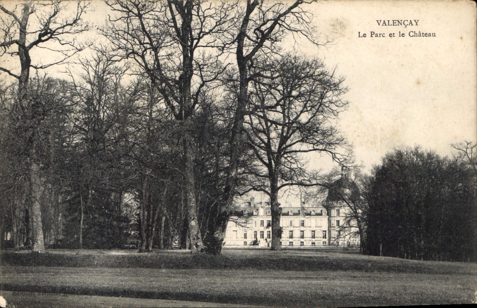 CPA Valencay Le Parc et le Chateau 