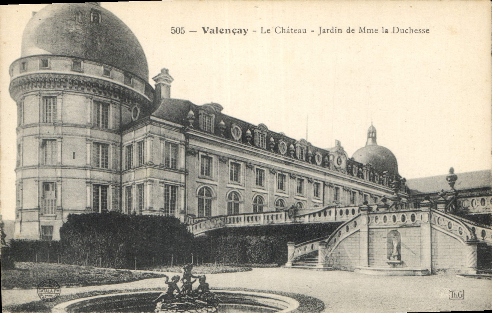 CPA Valencay Le Chateau Jardin de Mme la Duchesse